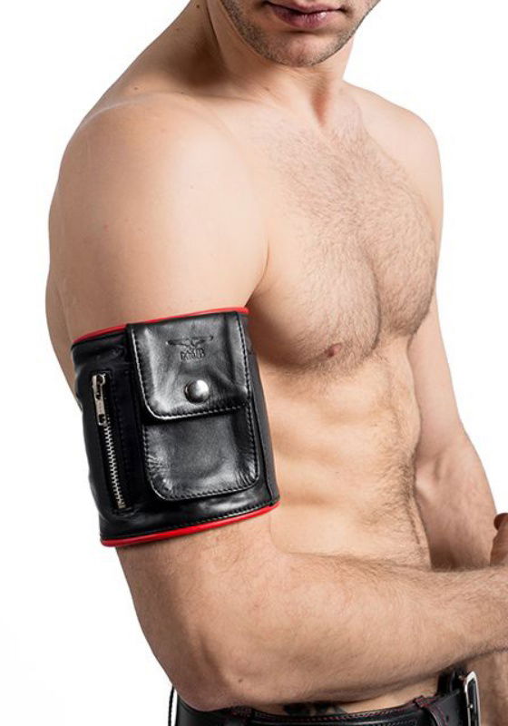 Brunos \ Mister B \  \ Party Wallet Echtleder | Black/Red