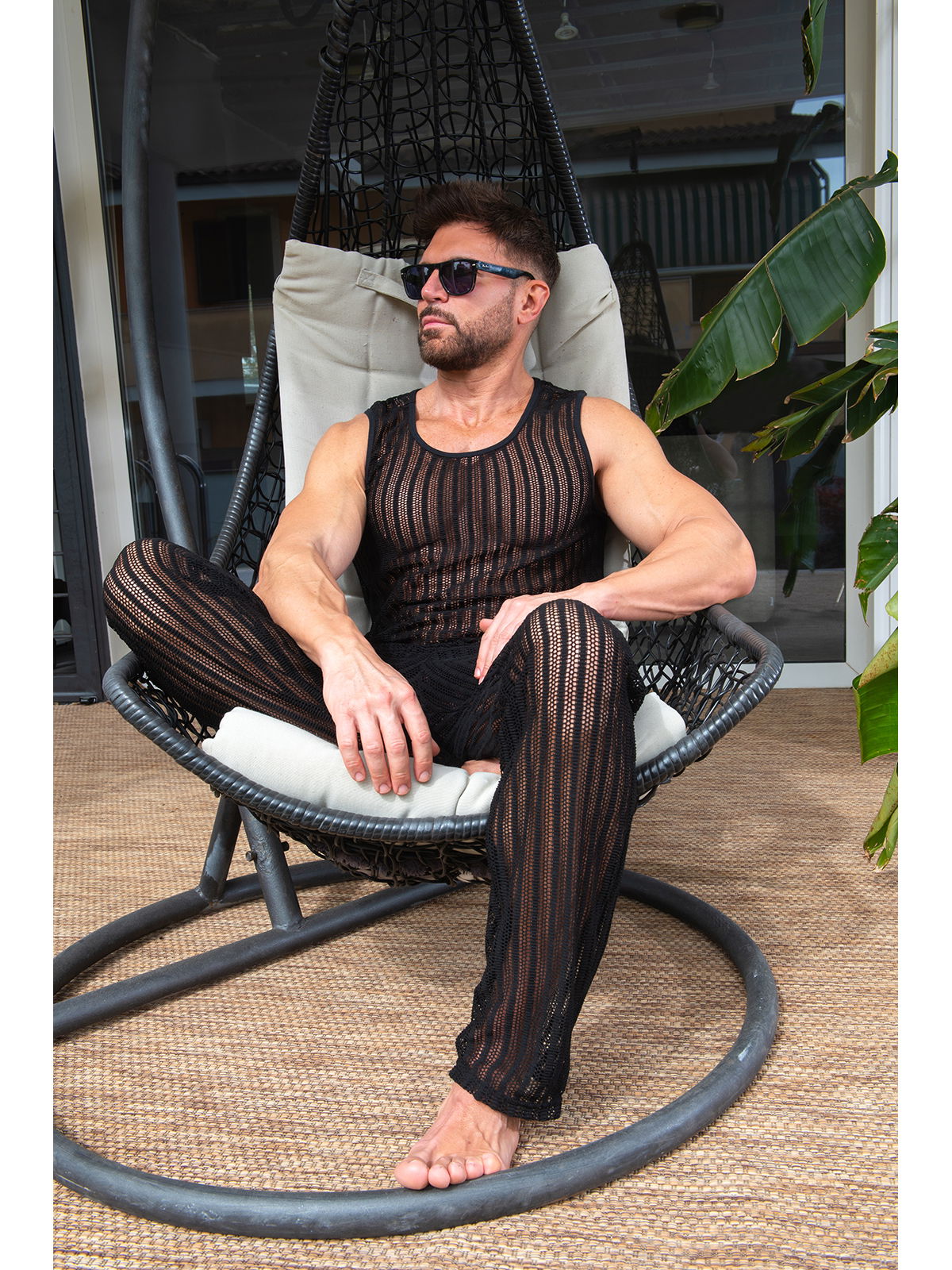 Brunos \ NEU \ TOF Paris \ Sheer Mykonos Tanktop | Black