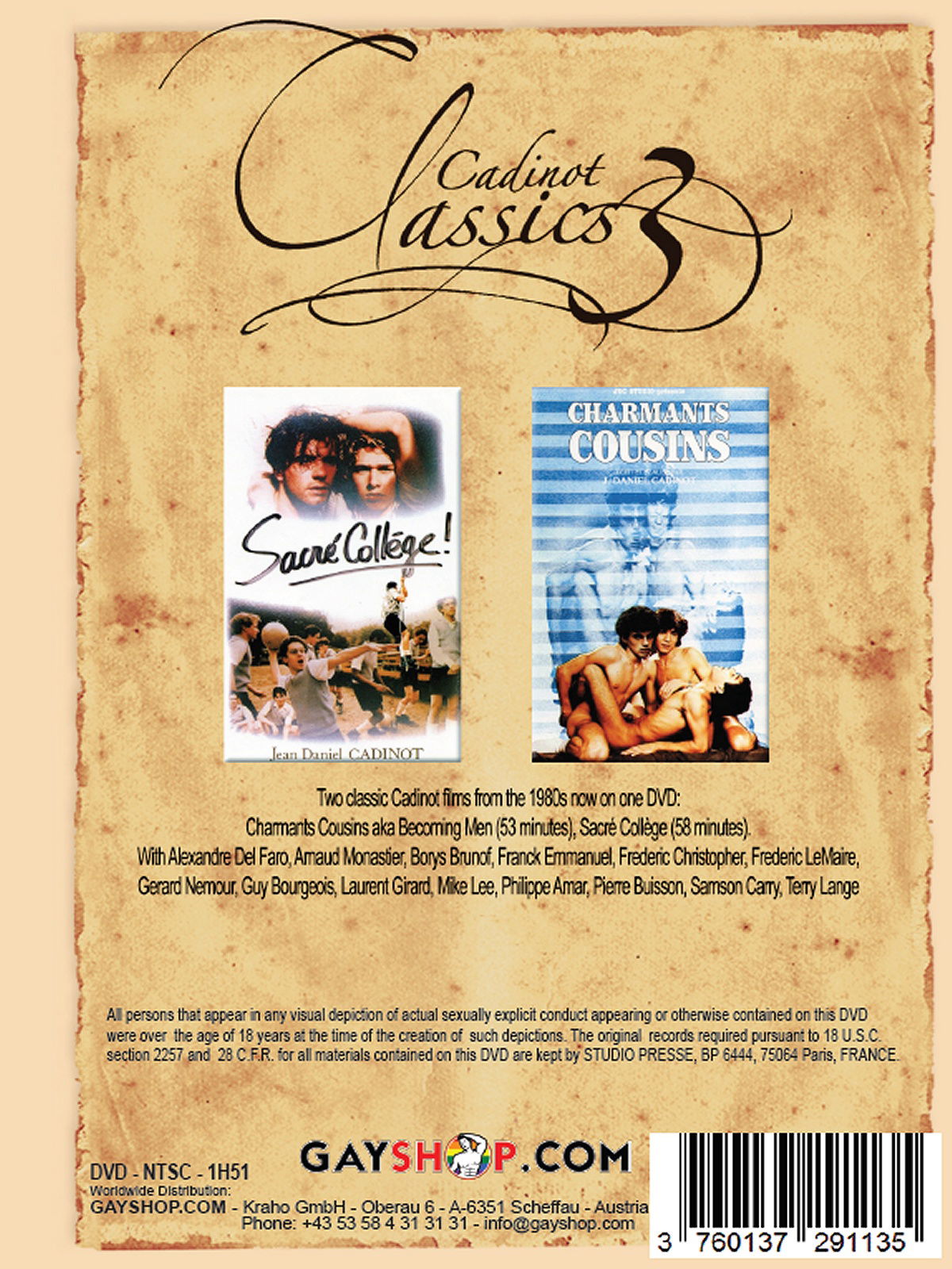Brunos \  \ Cadinot \ Classics 3 | DVD