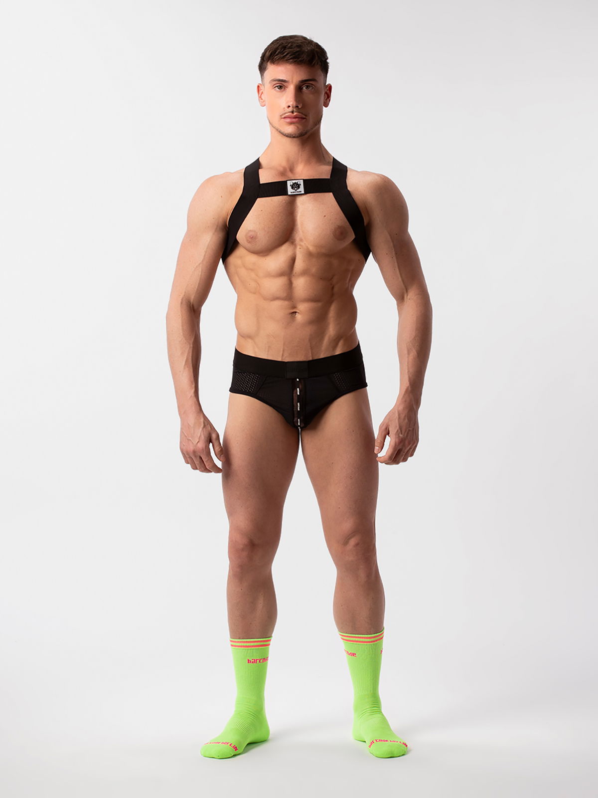 Brunos \ Neu \ Barcode Berlin \ Harness Leonsh | Black