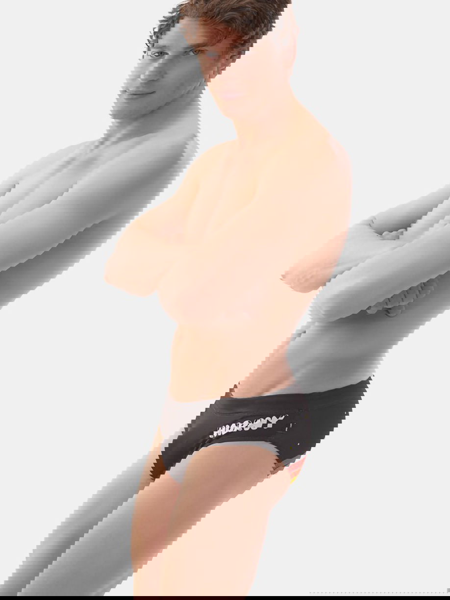 Brunos \ Swimwear \ Barcode Berlin \ Barcode Berlin Swim Brief Horny | Black