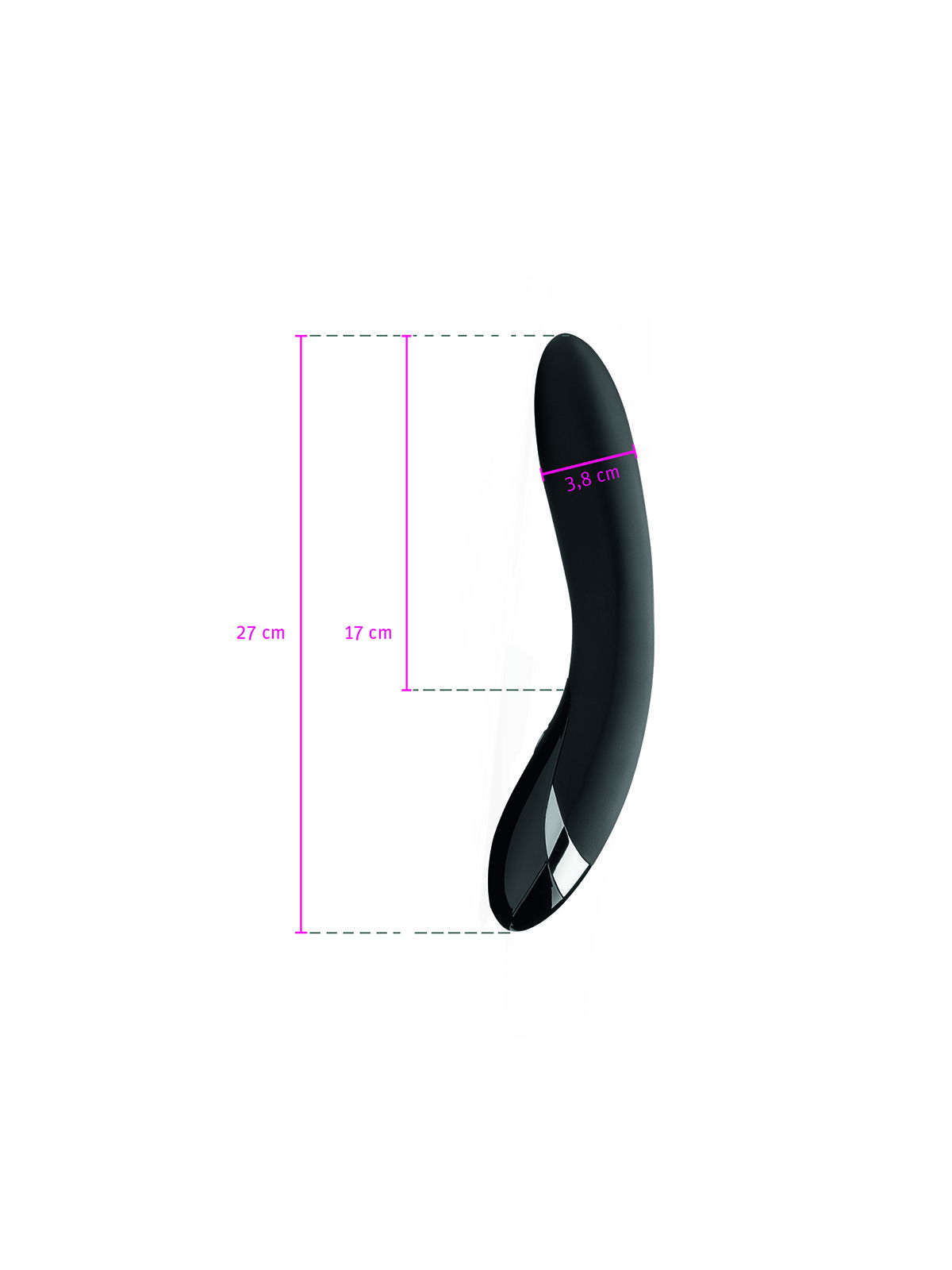 Brunos \  \ Mystim \ Electric Eric eStim Vibrator 27 cm |  Black 