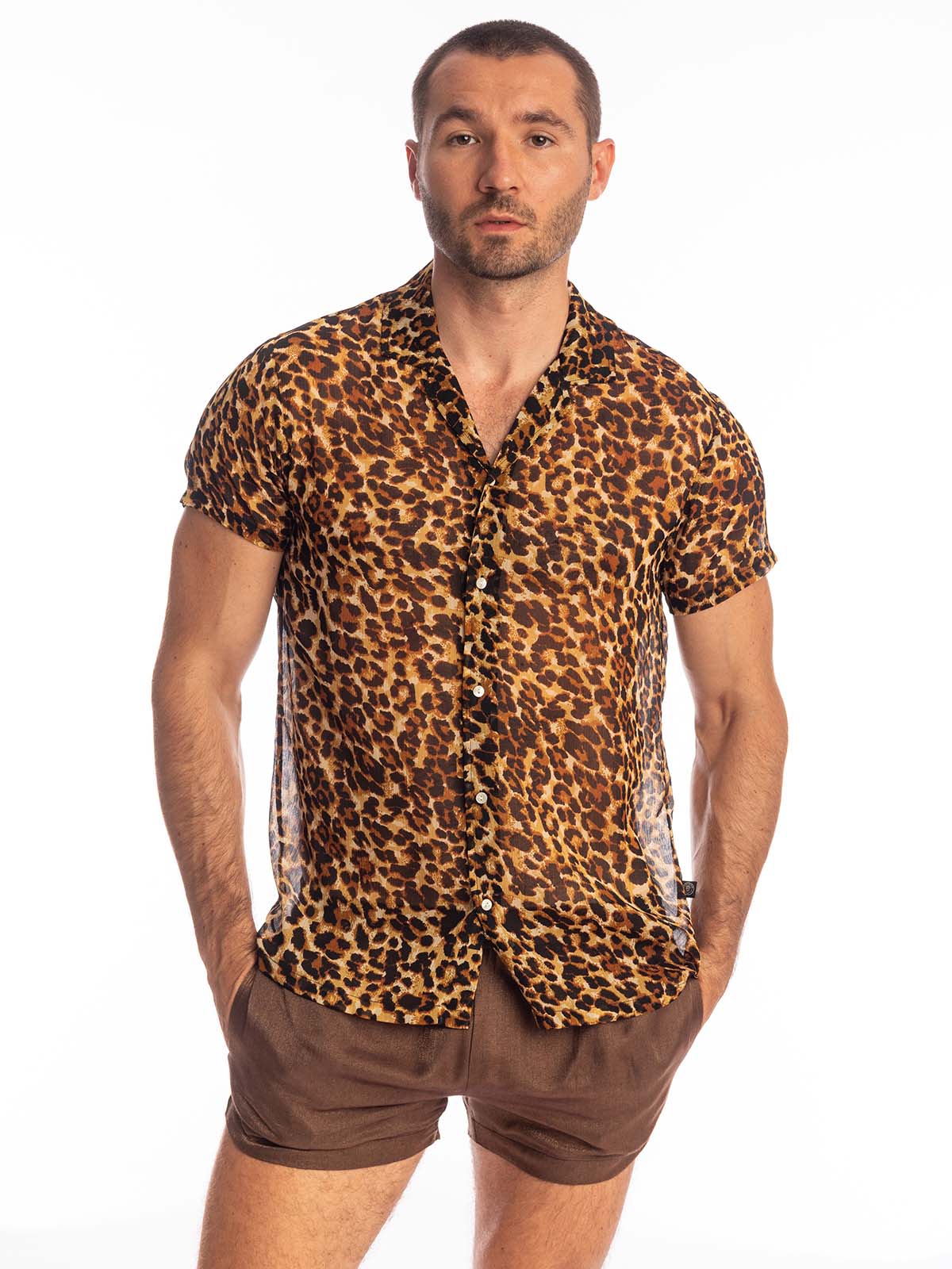 Brunos \ Hemden \ L'homme Invisible \ Boxy Shirt | Leopard Print