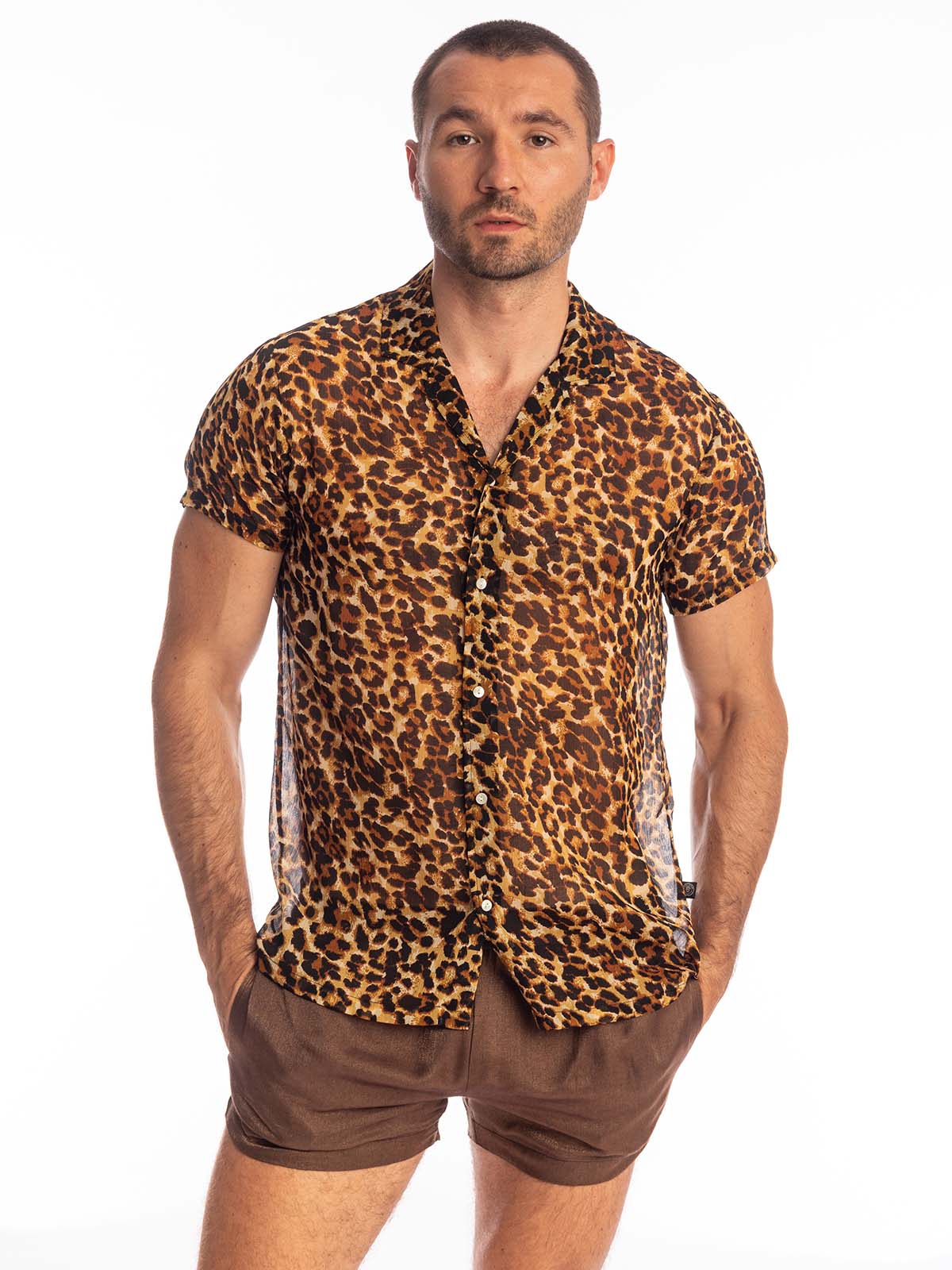 Boxy Shirt |  Leopard Print