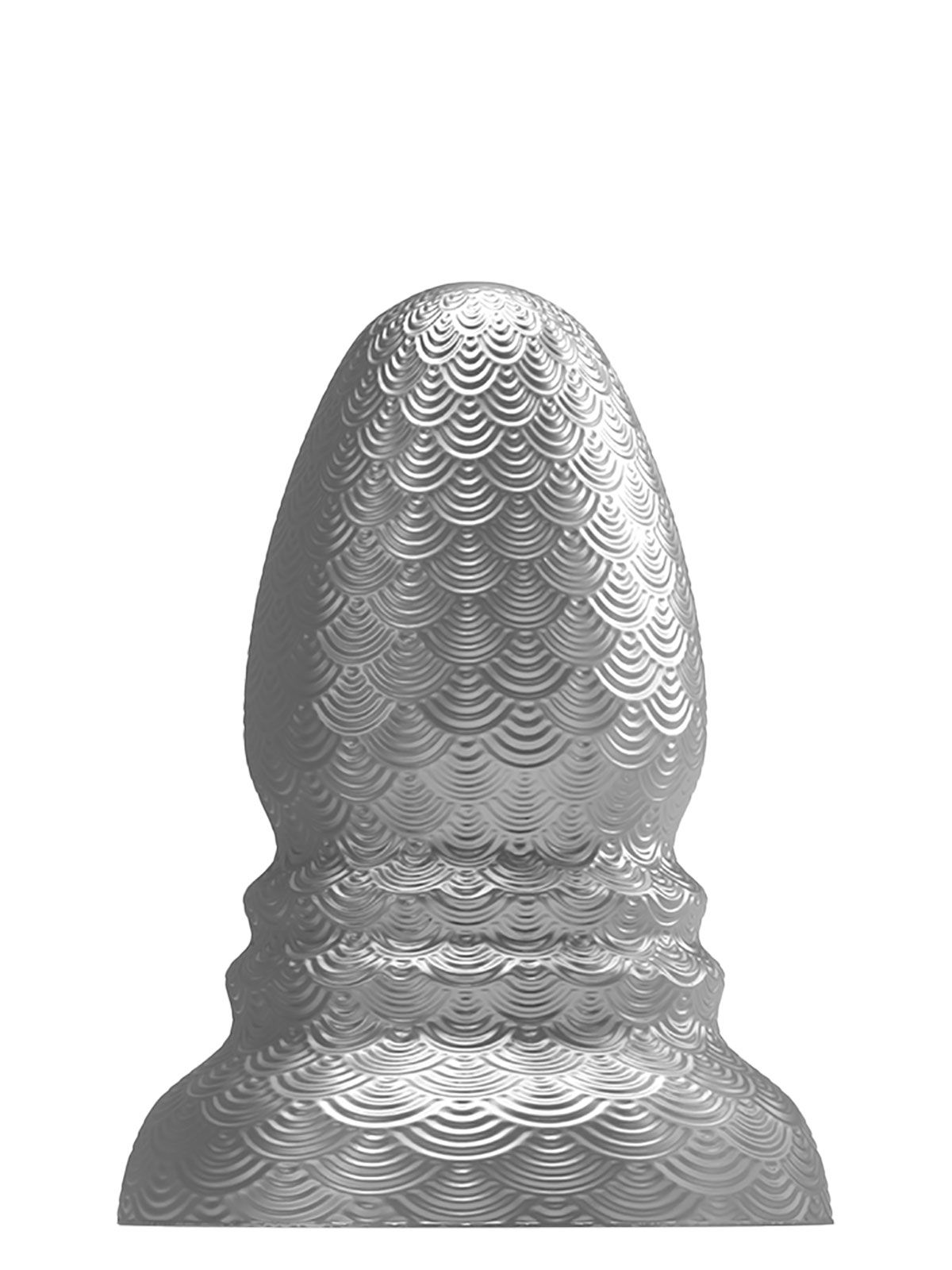 Brunos \ Neu \ Hard & Soul Industries \ Big Bang Butt Plug 18 x 13,5 cm | Silver