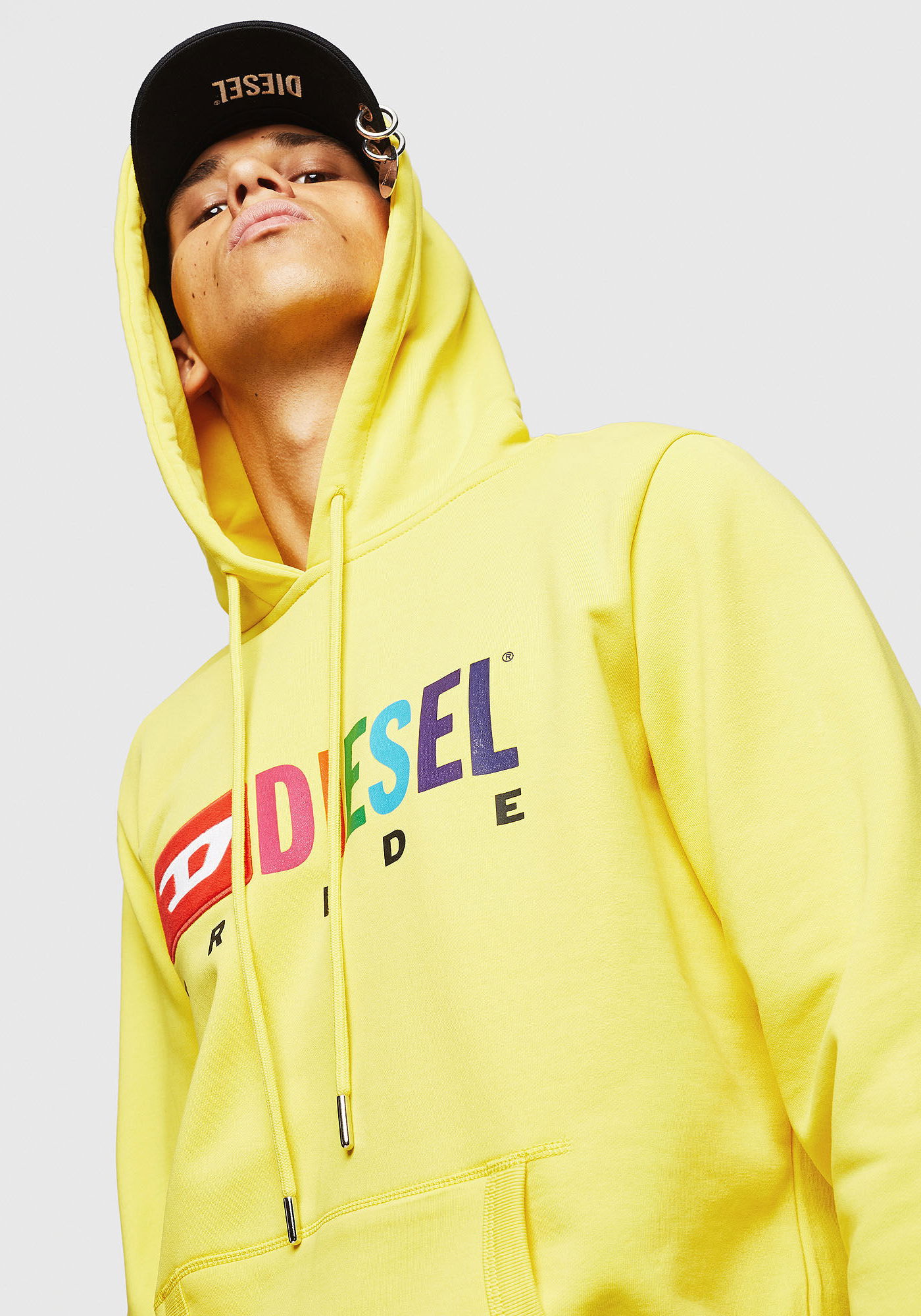 Brunos \ Pride Fashion \ DIESEL \ Diesel Pride Hoodie Yellow