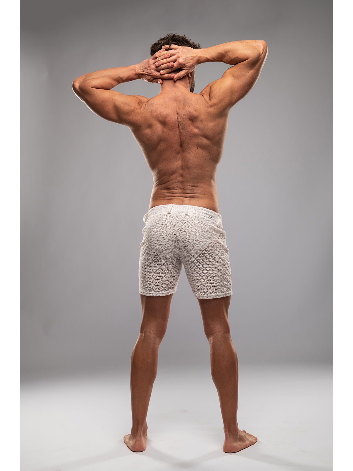 Brunos \ NEU \ TOF Paris \ Riviera Mid Thigh Shorts | White