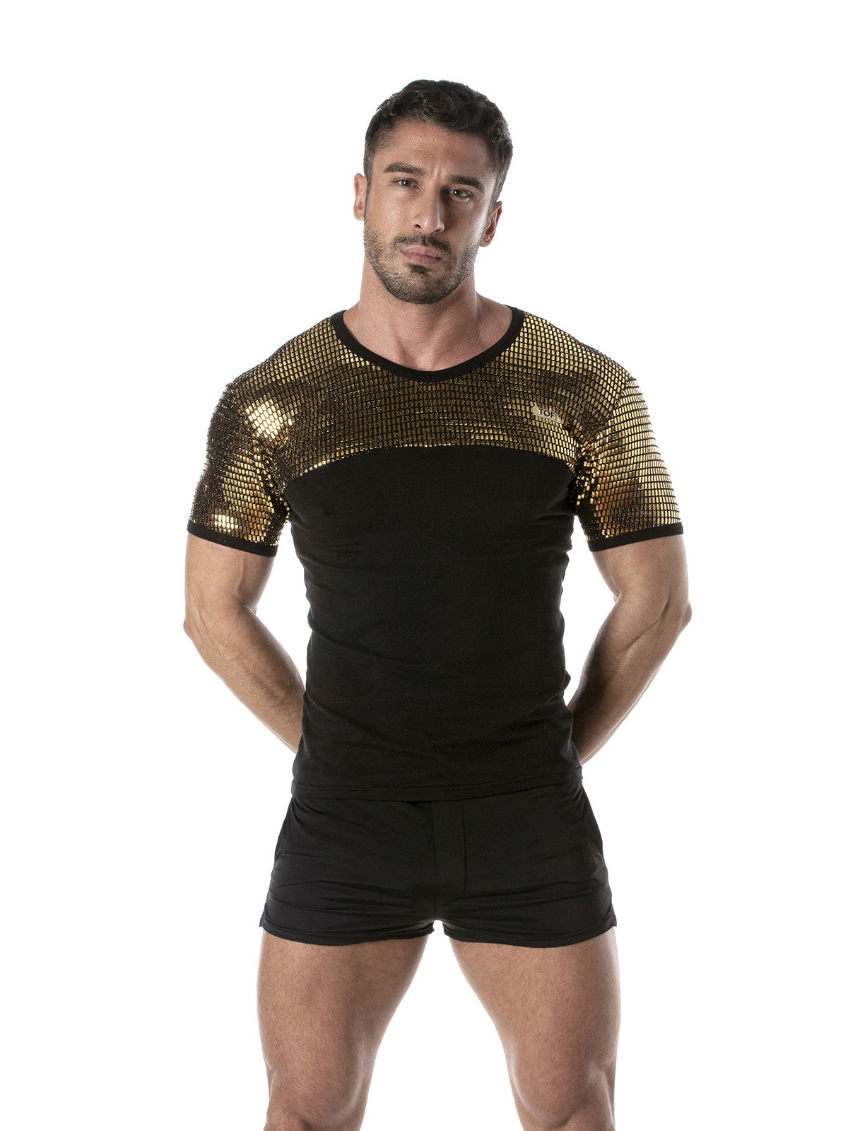 Brunos \  \ TOF Paris \ T-Shirt Glitter | Gold