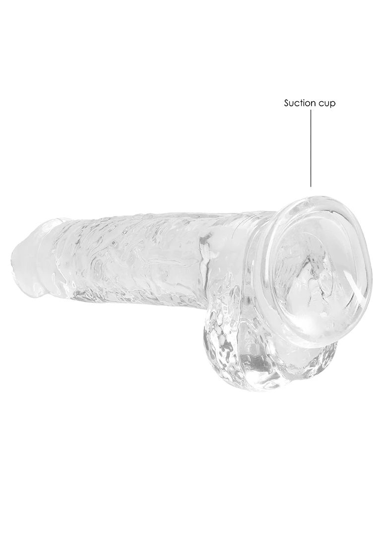 Brunos \ Dildos \ Shots Toys \ RealRock Dildo clear  8''/ 19 cm | Transparent