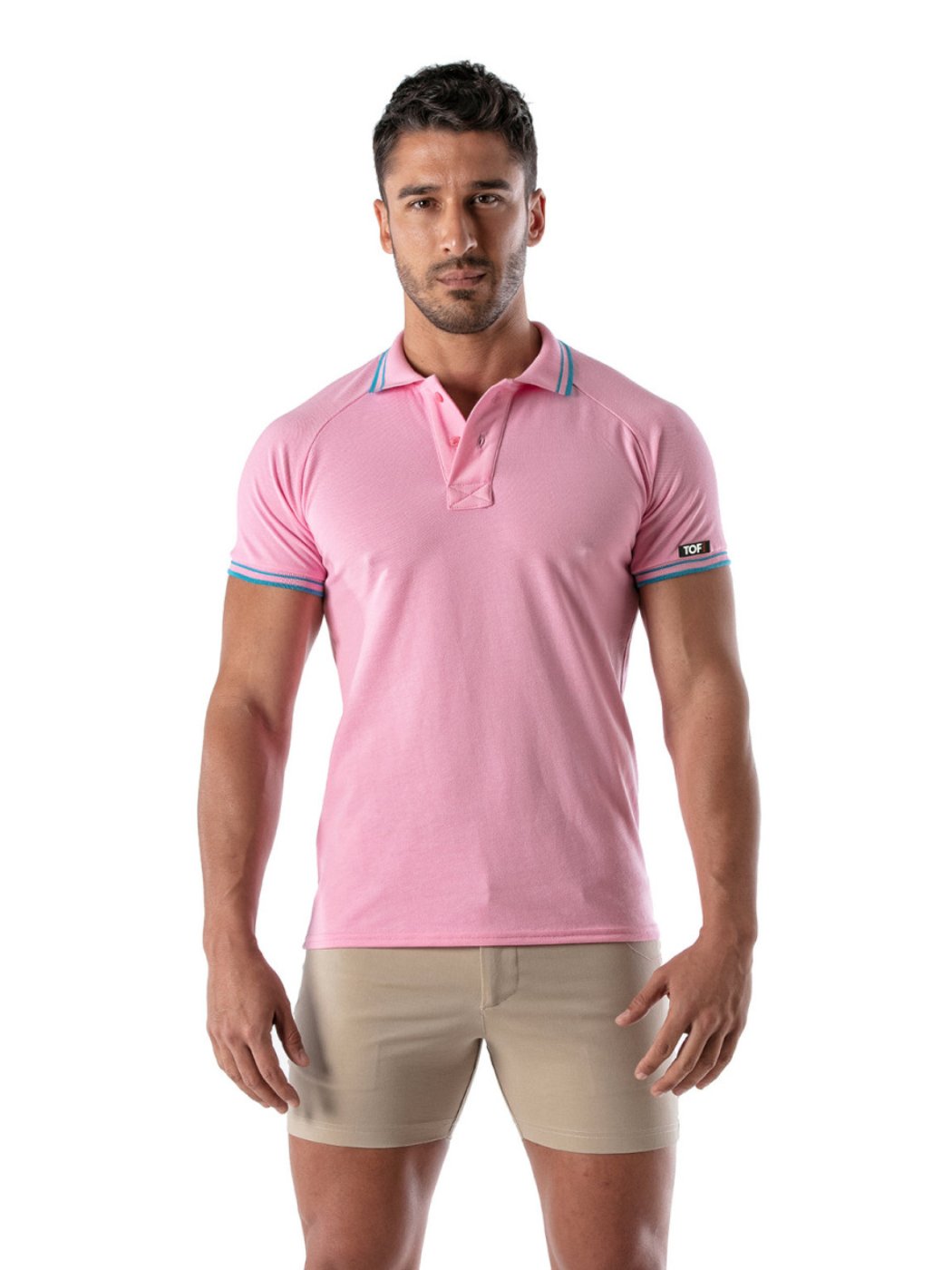 Brunos \ TOF Paris \ TOF Paris \ Patriot Polo Shirt | Pink