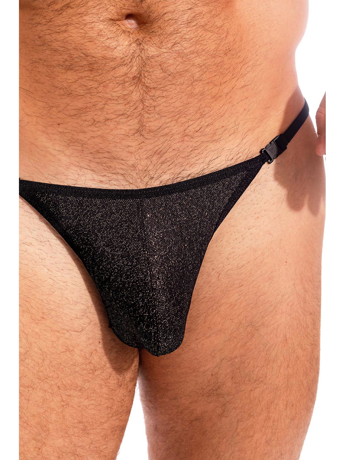 Brunos \ Strings | Tangas | Thongs \ L'homme Invisible \ Striptease Thong Fauves de Nuit | Black
