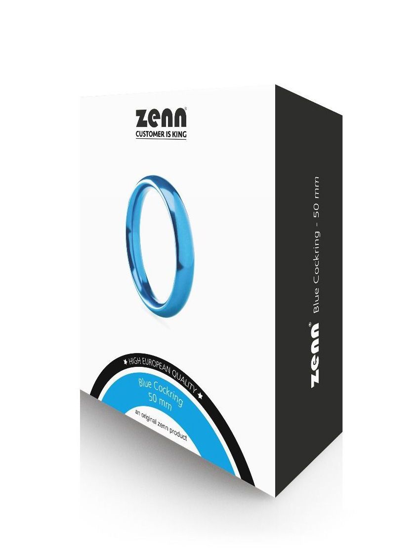 Brunos \ ZENN \ ZENN \ Blue Cockring aus Aluminium | 50 mm 