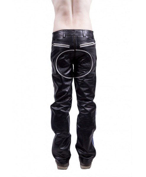 Brunos \ Rouge Garments \ Rouge Garments \ Lederhose | Black/Blue