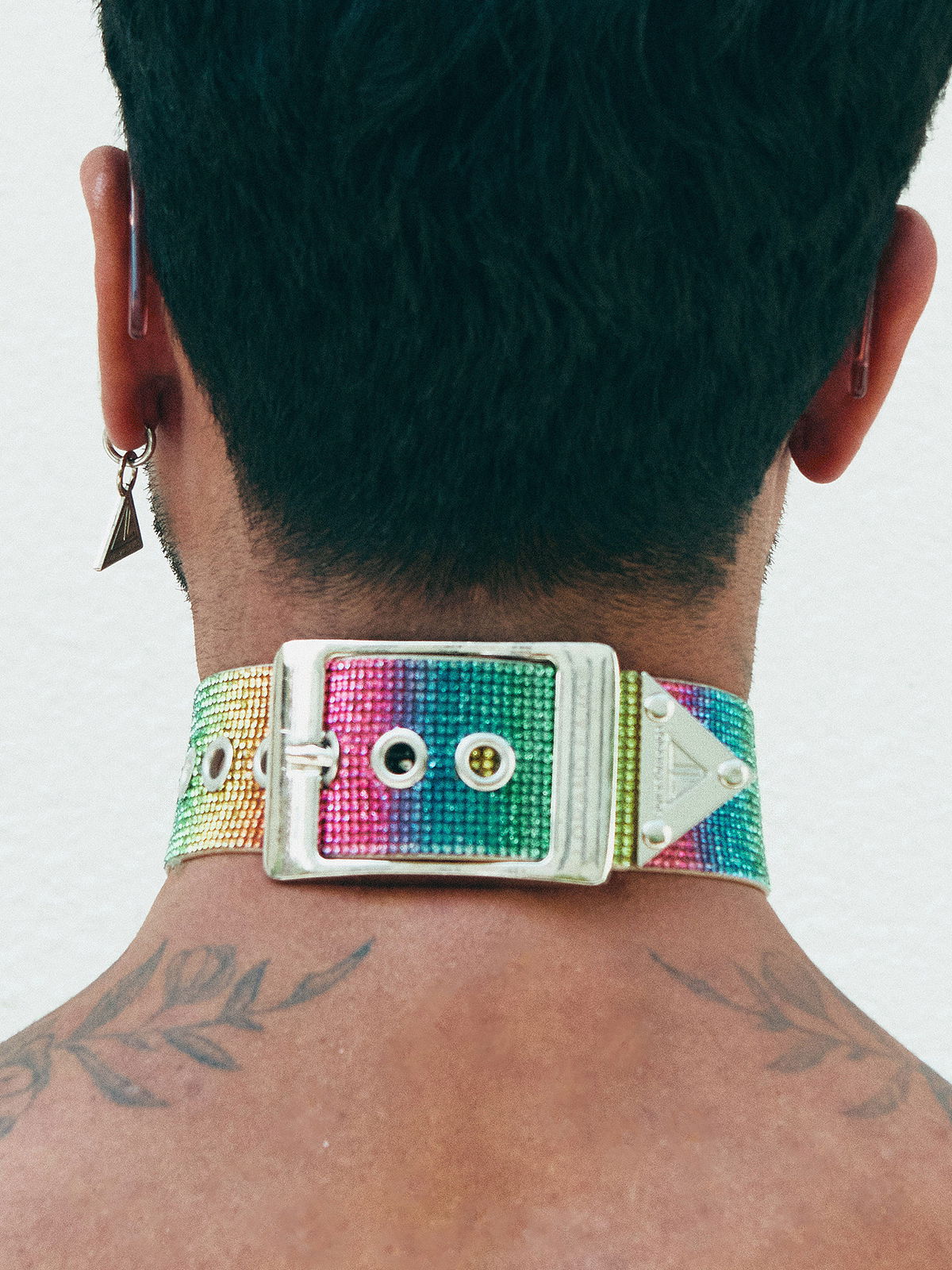 Brunos \ Neu \ Lorand Lajos \ Choker Crystal | Rainbow