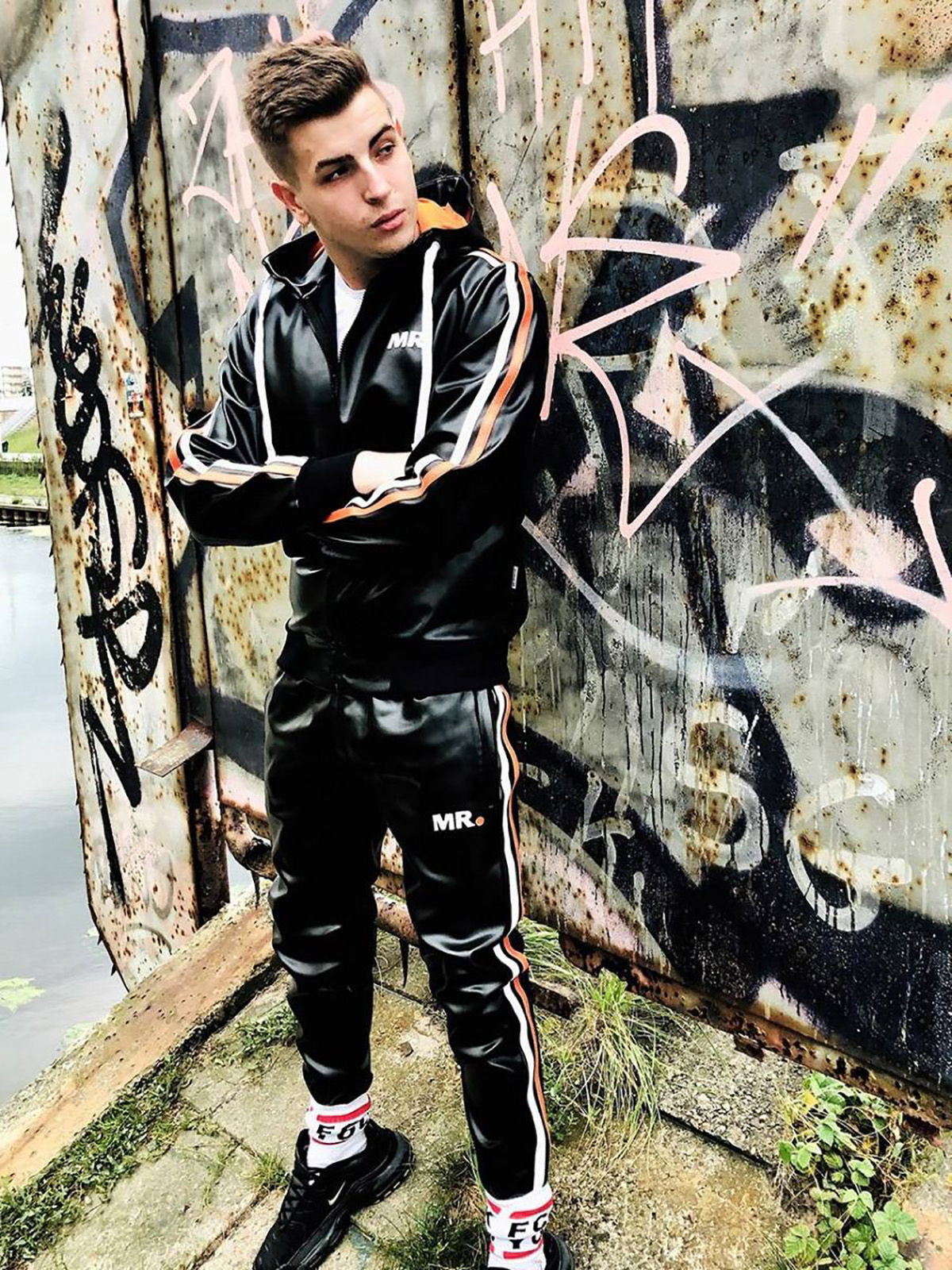 Brunos \ Mister B \ Mr. Riegillio \ Jacke Tracksuit Fetisch | Black