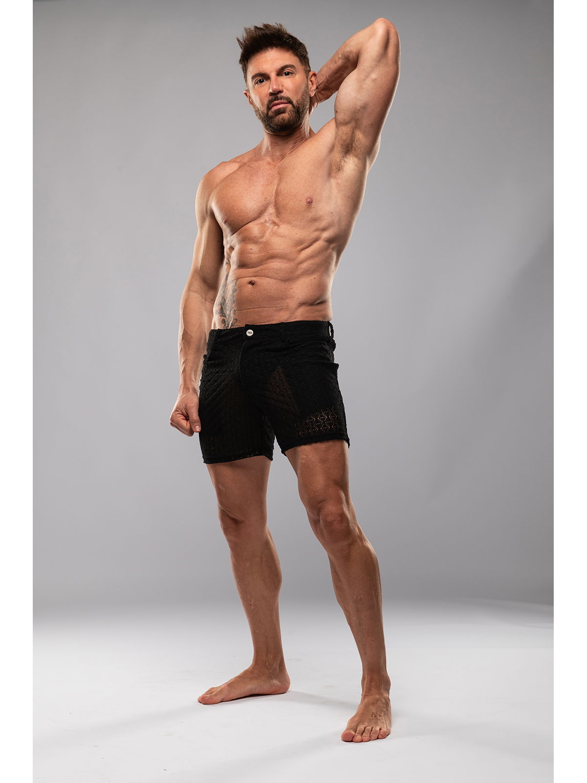 Brunos \ NEU \ TOF Paris \ Riviera Mid Thigh Shorts | Black