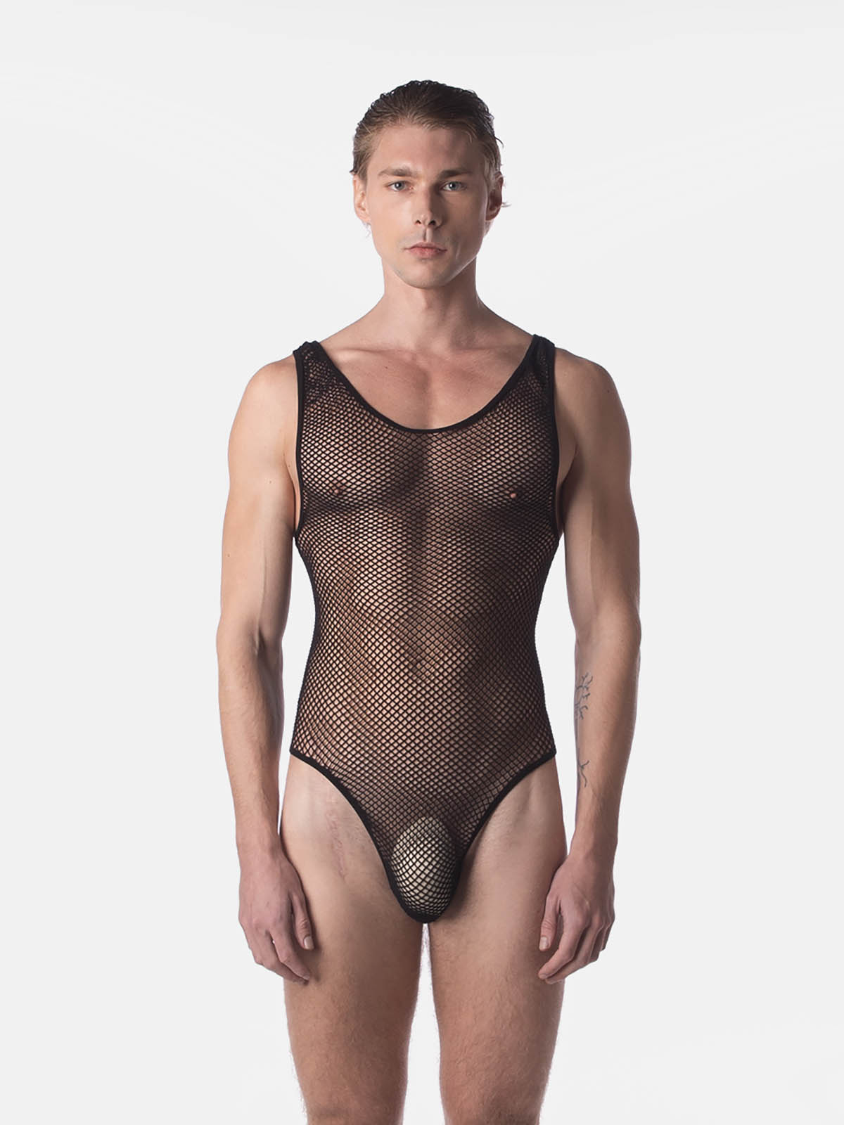 Brunos \ Fashion Sale \ Barcode Berlin \ Fishnet Body Roma | Black