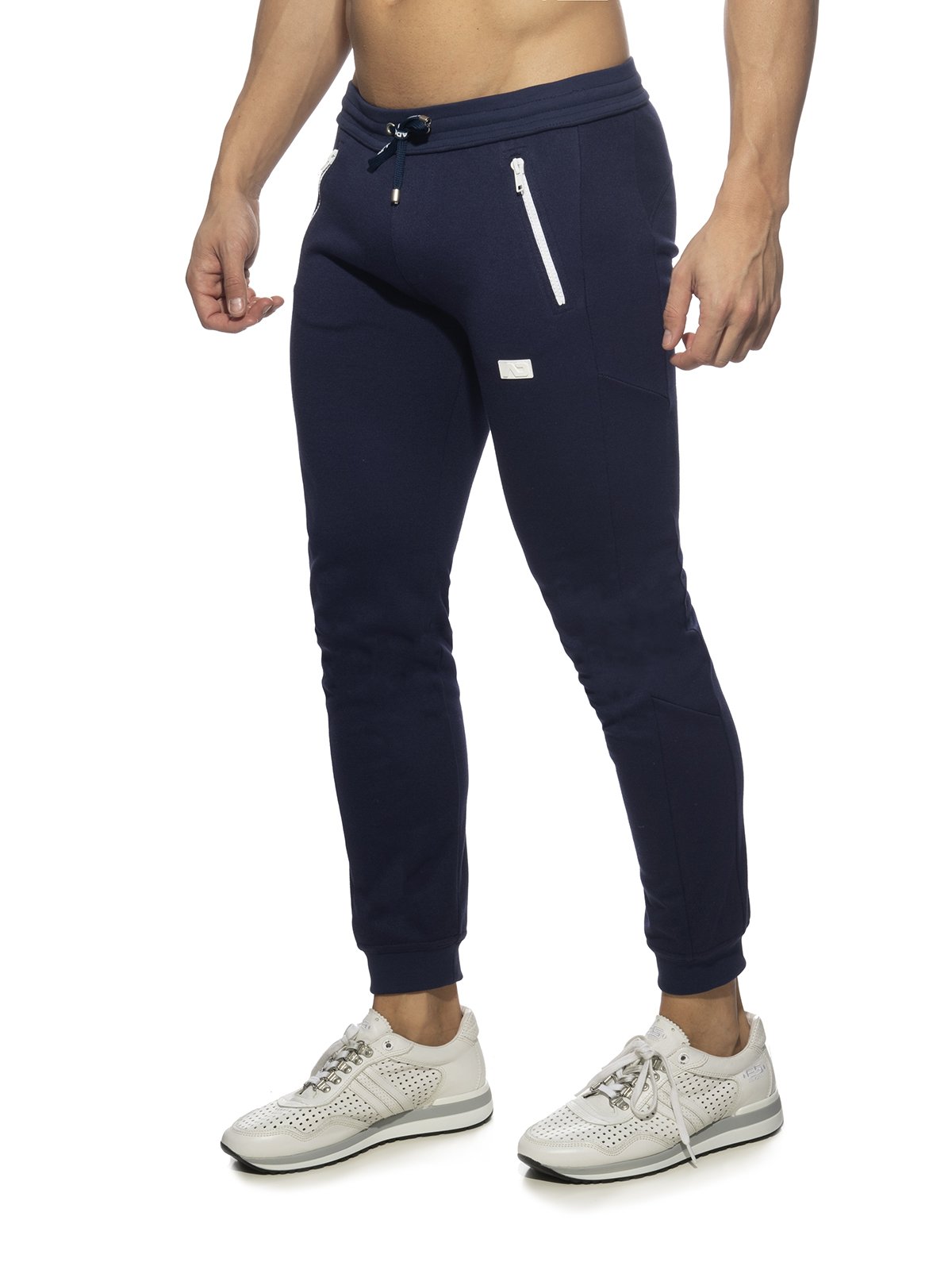 Double Zip Jogging Pants | Navy