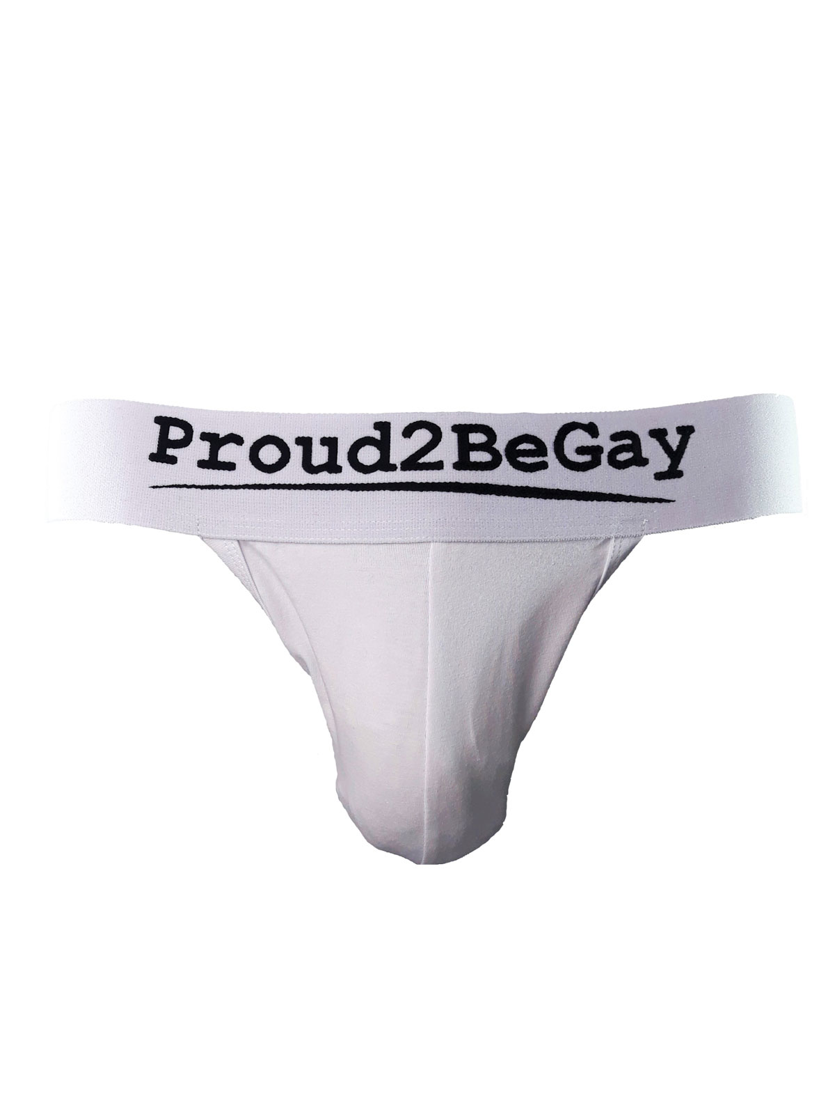 Brunos \ Jocks \ Proud2begay \ Jockstrap | White