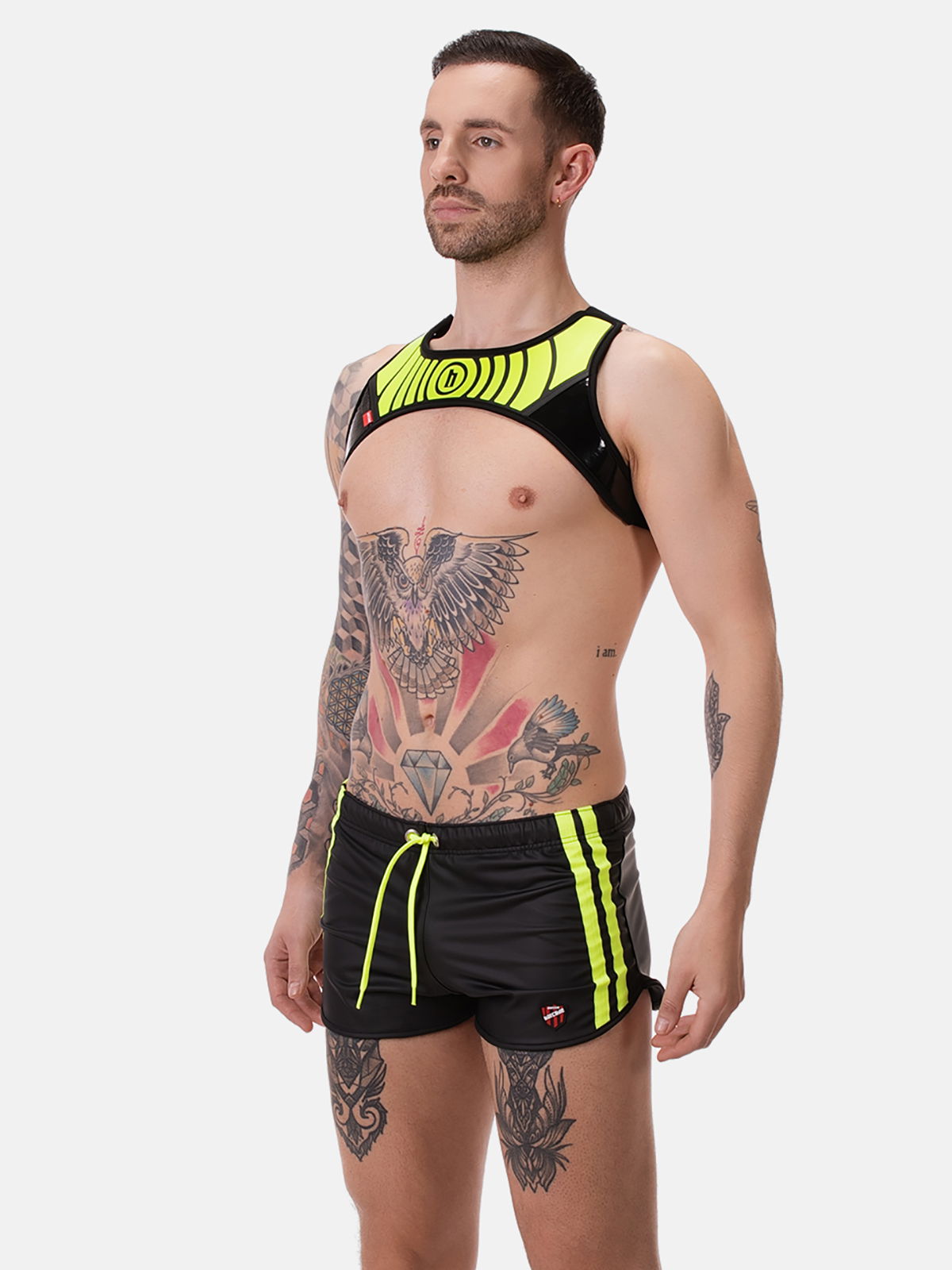 Brunos \  \ Barcode Berlin \ Harness Ede | Neongreen