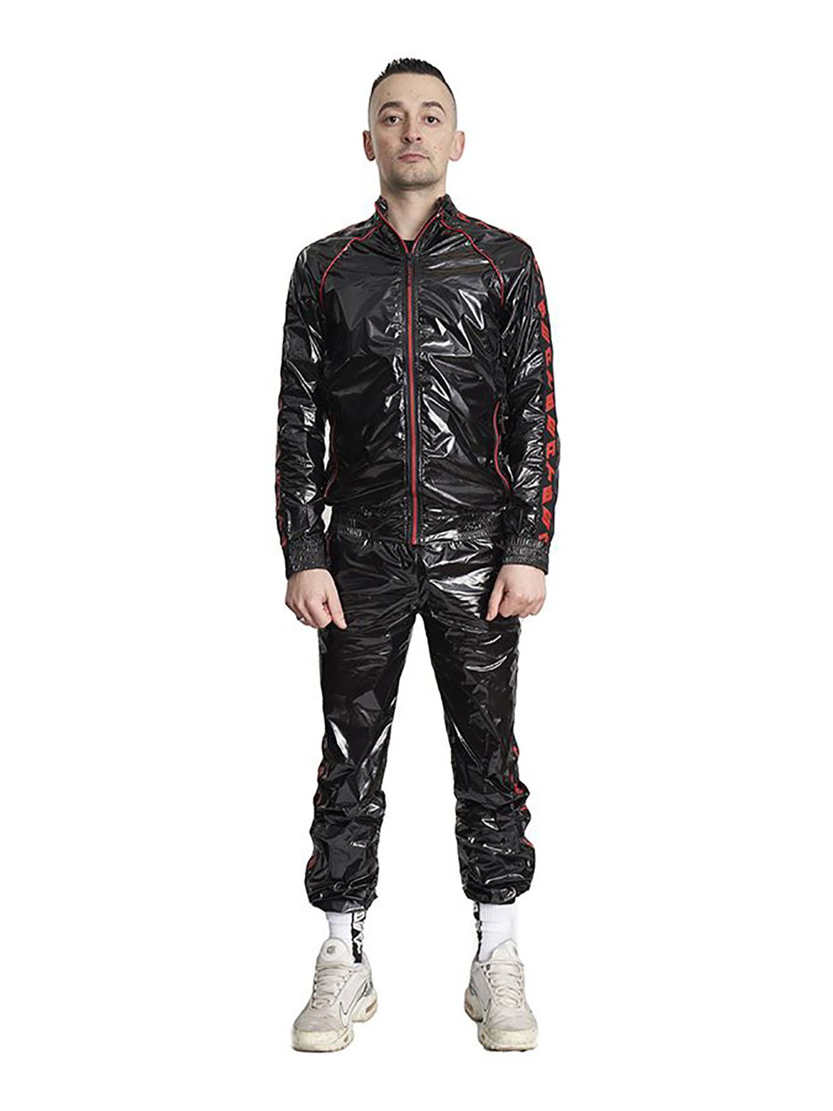 Brunos \  \ Mister B \ Jacke Nylon Tracksuit Fetisch | Black