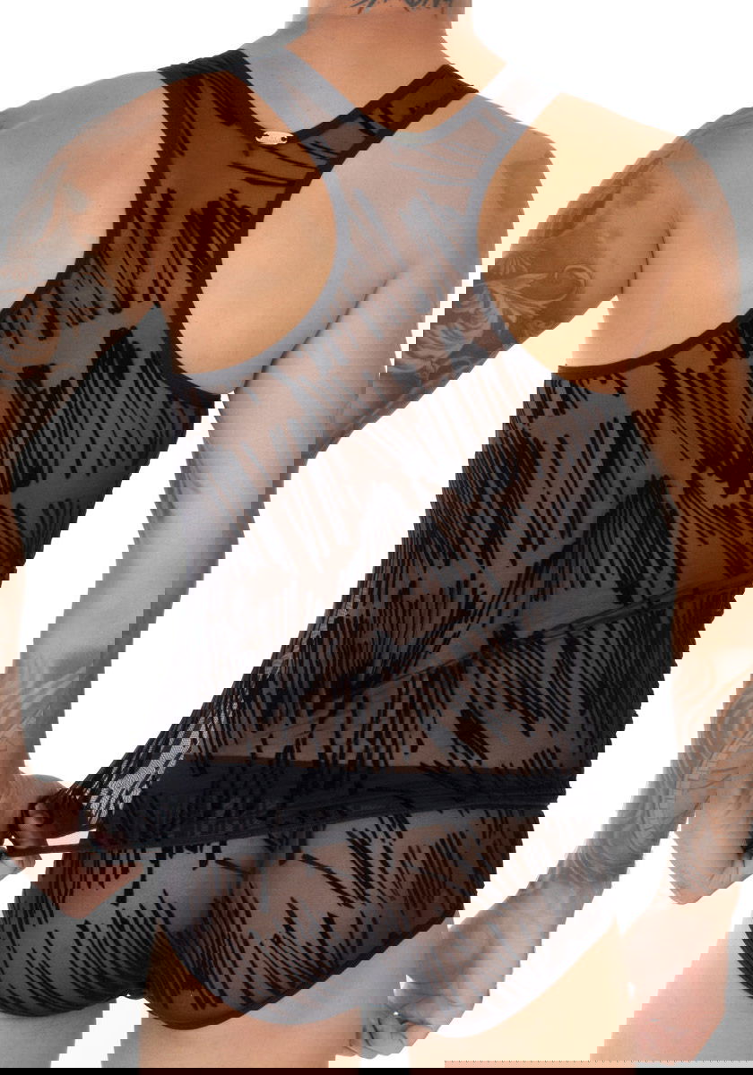 Brunos \ Eros Veneziani \ Eros Veneziani \ Flock Tank Top | Black