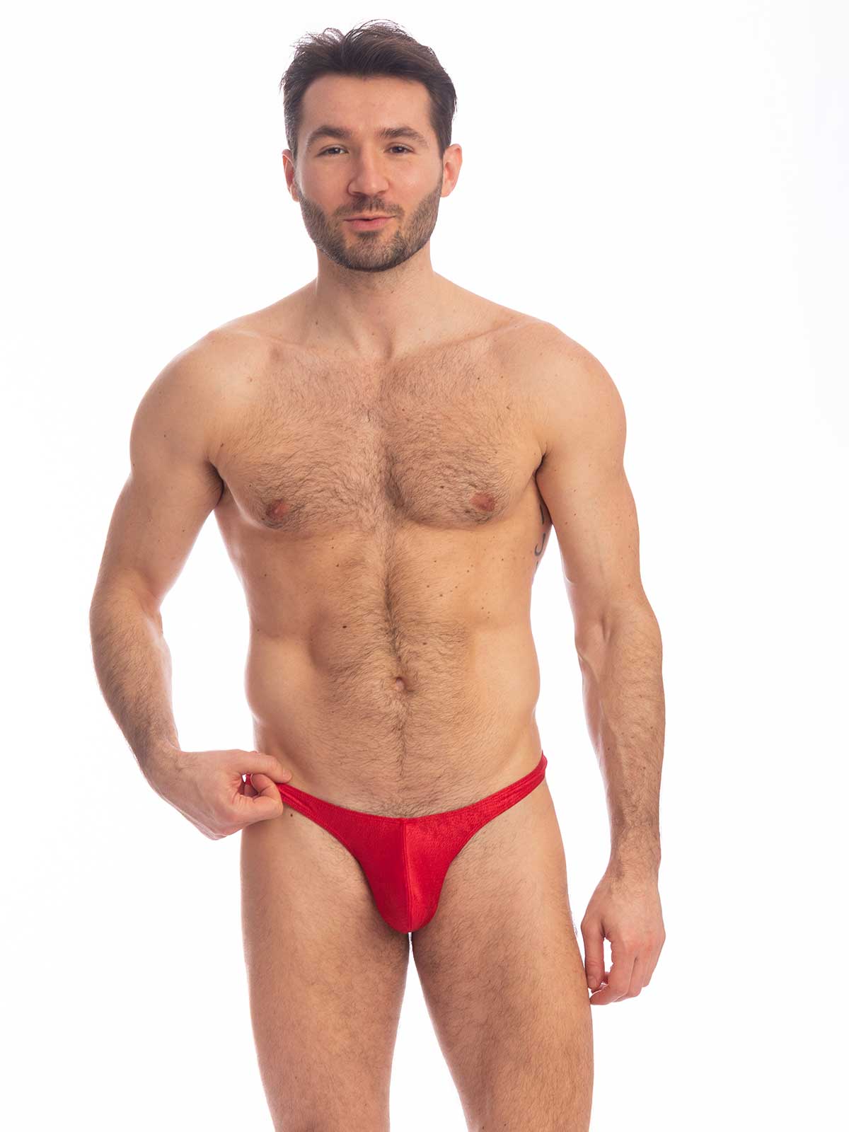 Brunos \ Strings | Tangas | Thongs \ L'homme Invisible \ Striptease Thong Barbados | Cherry