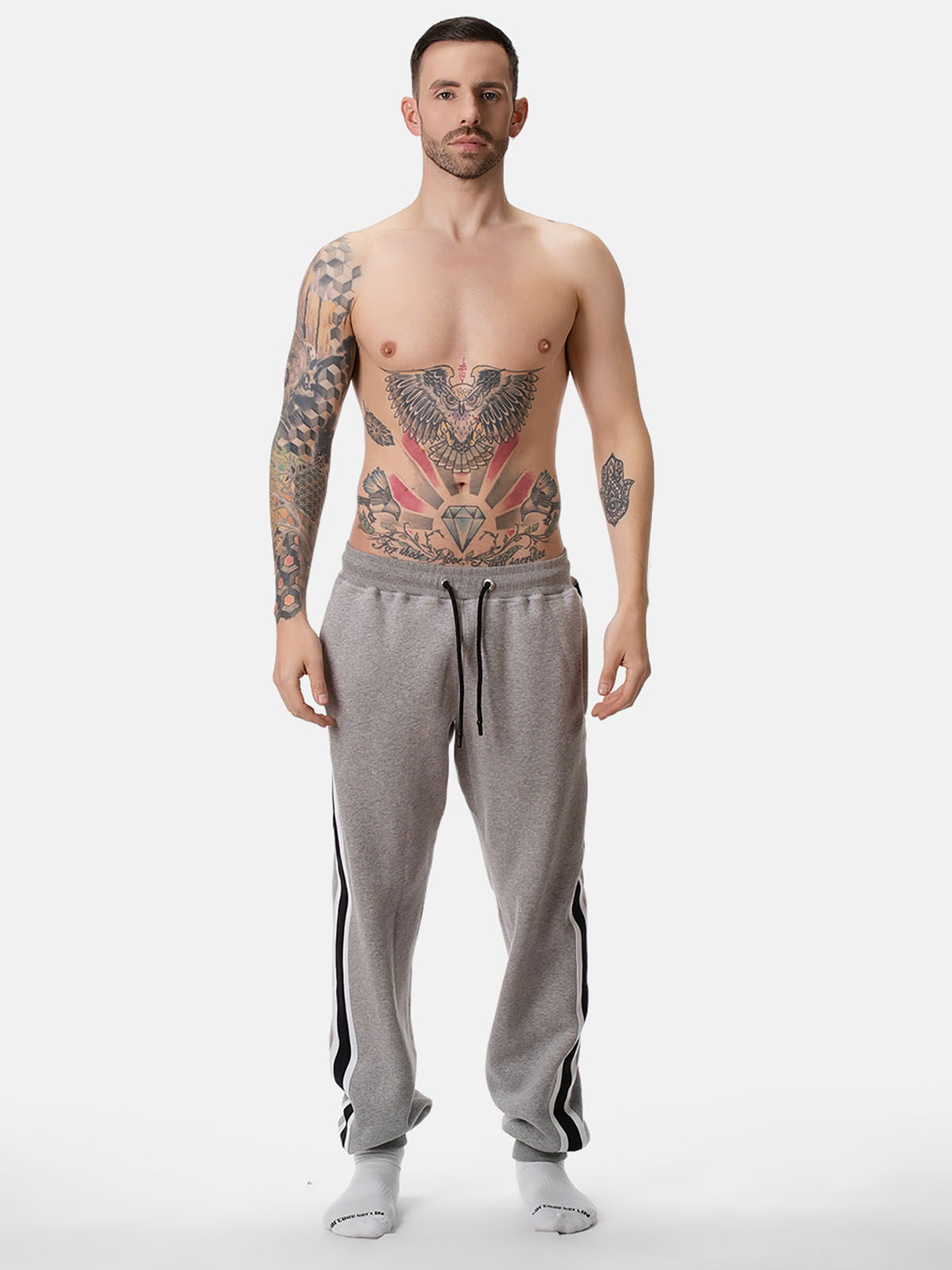 Brunos \ NEU \ Barcode Berlin \ Fleece Pants Fuzzy | Grey