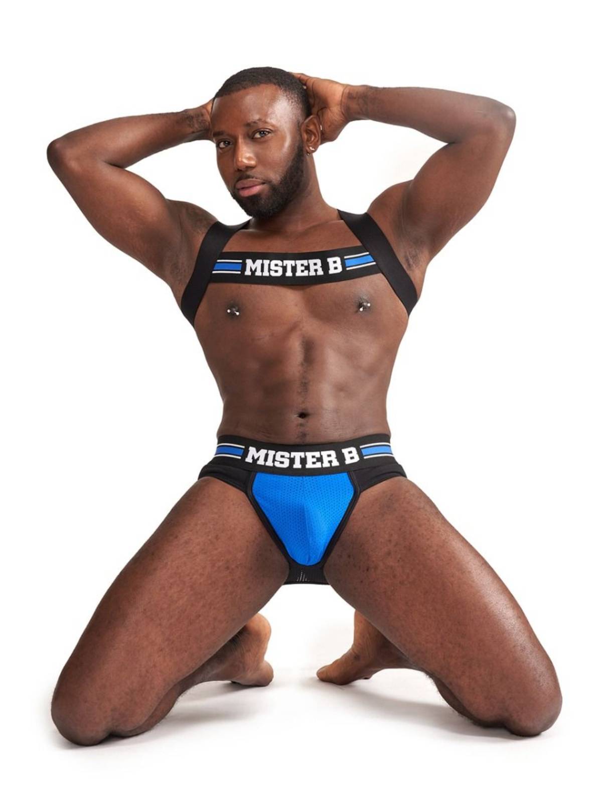 Brunos \ Mister B \ Mister B \ Urban Club Harness X-Back | Blue