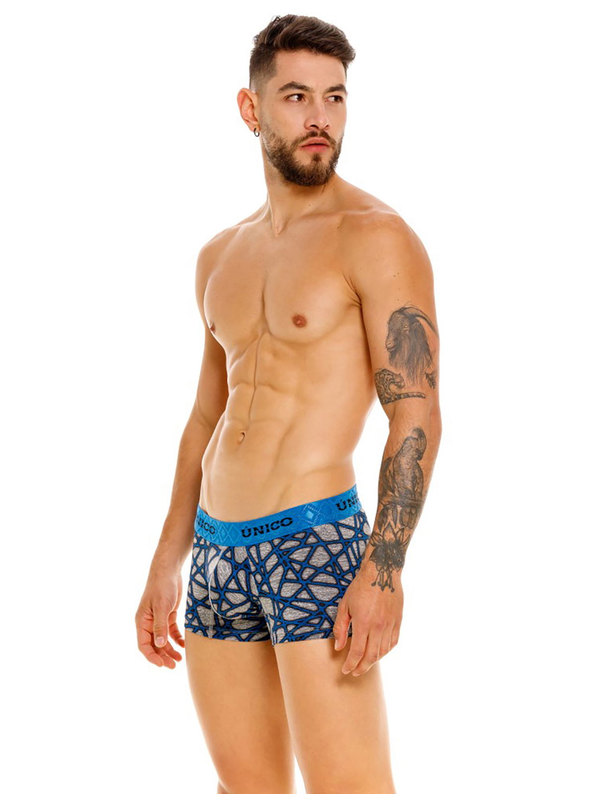 Brunos \ Boxer | Trunks \ Mundo Único \ Boxer Short Croquis | Print