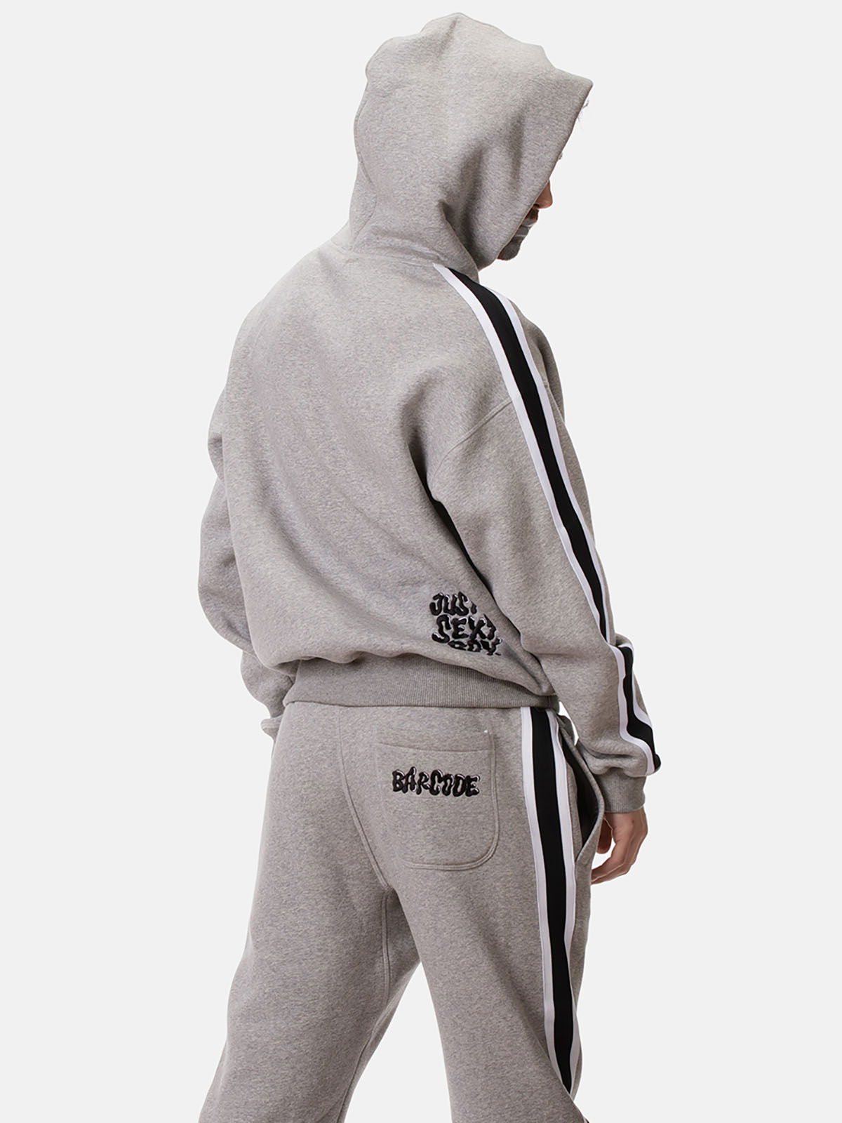 Brunos \  \ Barcode Berlin \ Fleece Hoody Sexy Boy | Grey