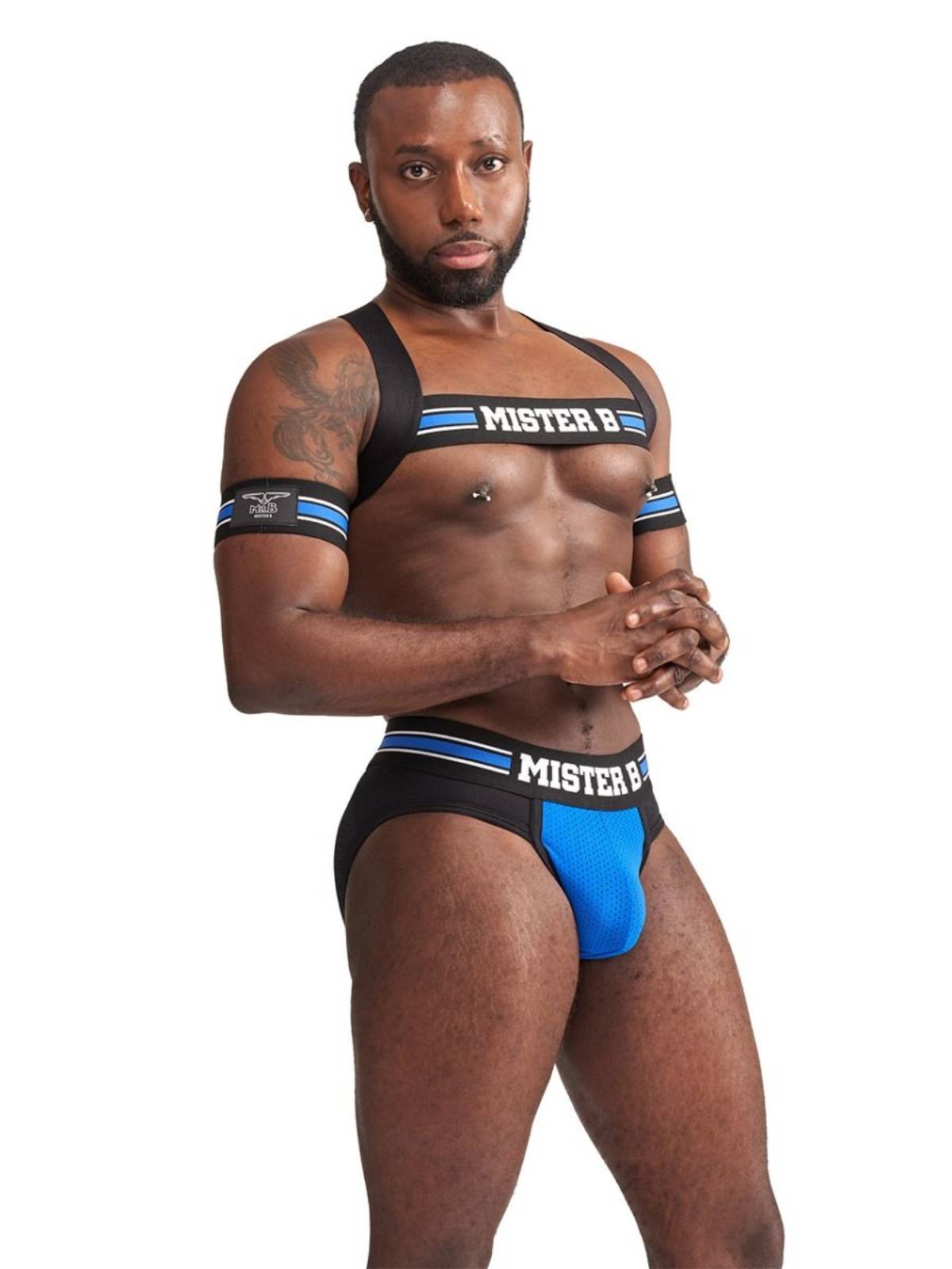 Brunos \ Mister B \ Mister B \ Urban Club Harness X-Back | Blue