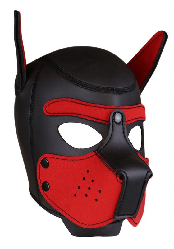 Neopren Puppy Maske | Rot
