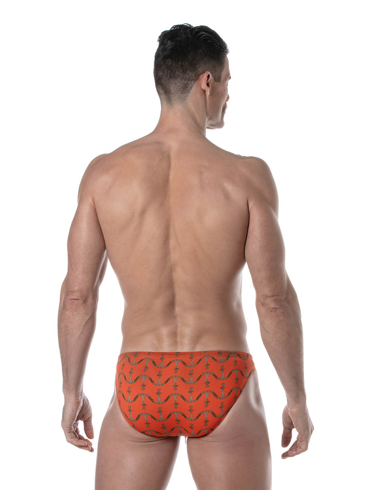 Brunos \ TOF Paris \ TOF Paris \ Mini Swim Brief Print | Orange