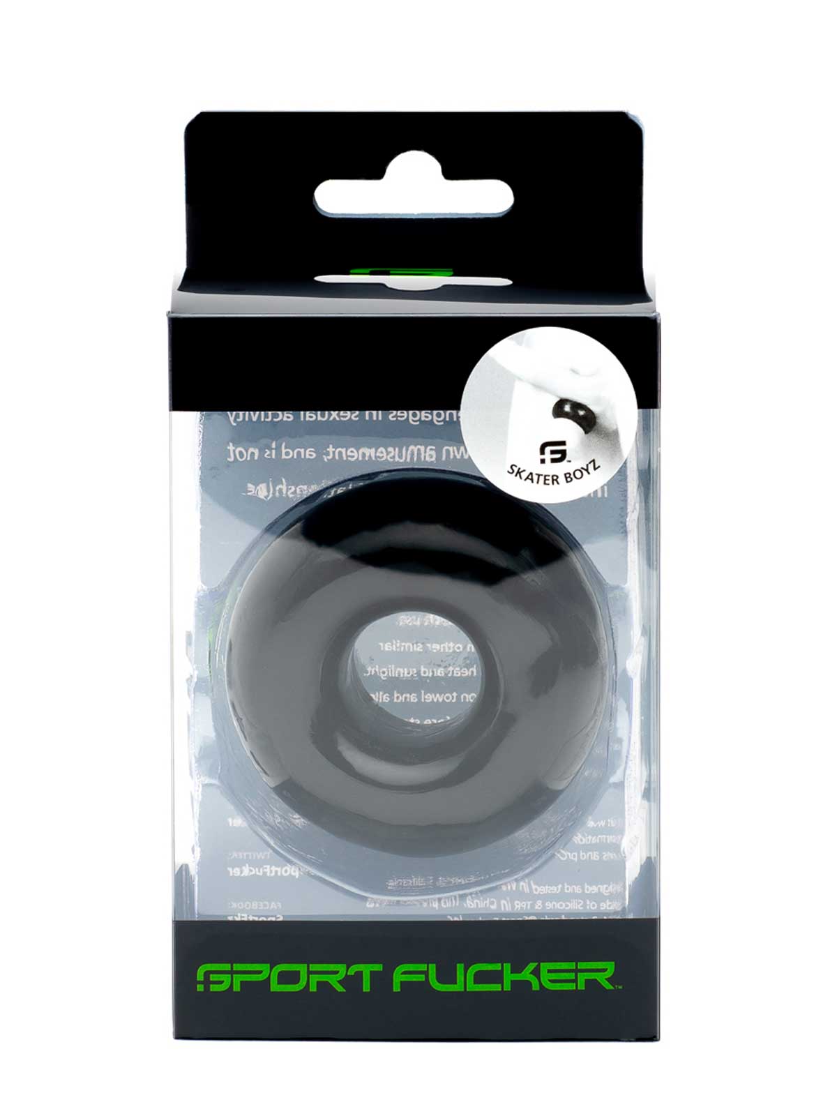 Brunos \ Gummi \ Sport Fucker \ Cockring und Ballstretcher | Black
