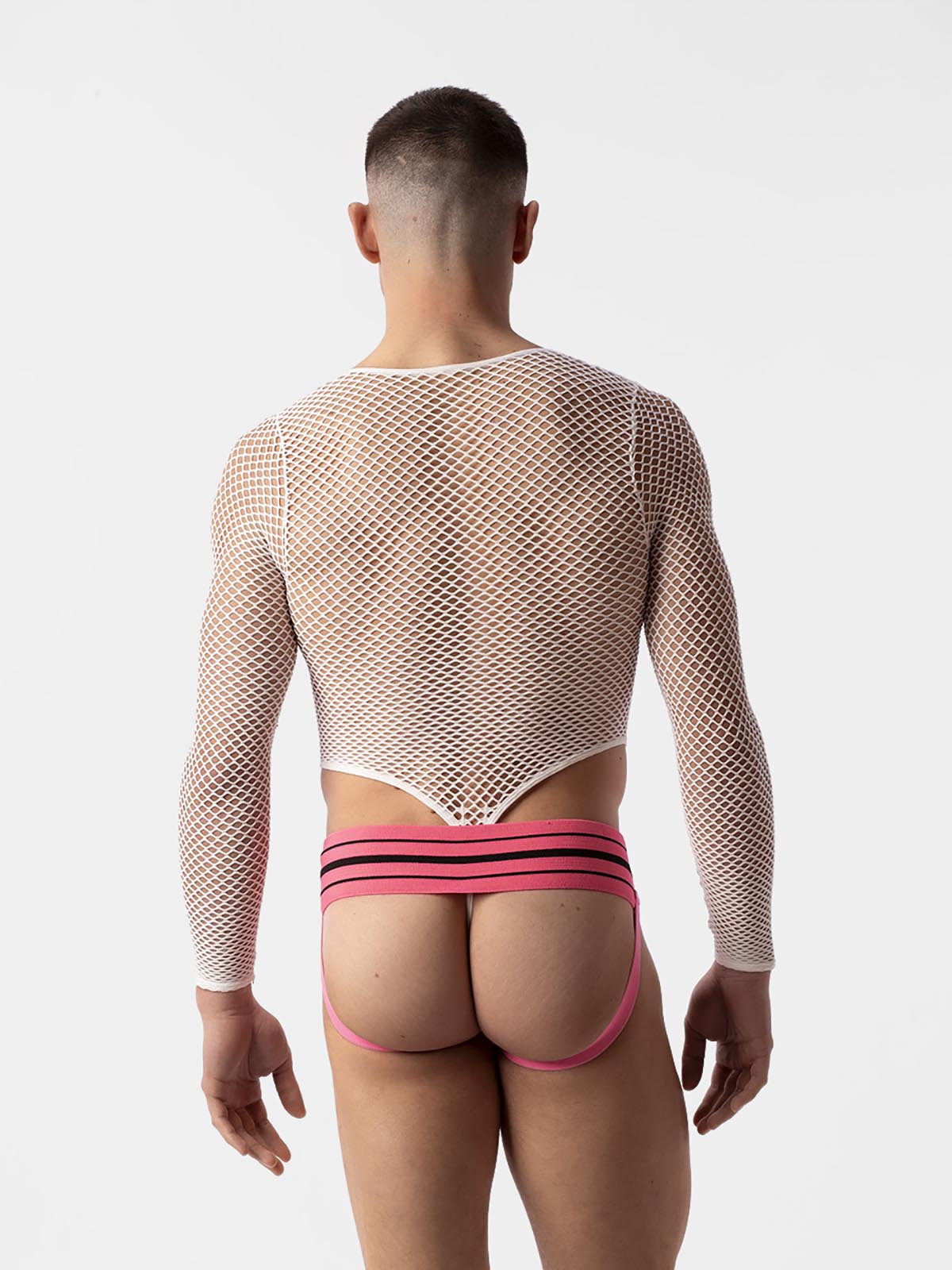 Brunos \  \ Barcode Berlin \ Fishnet Body Como | White