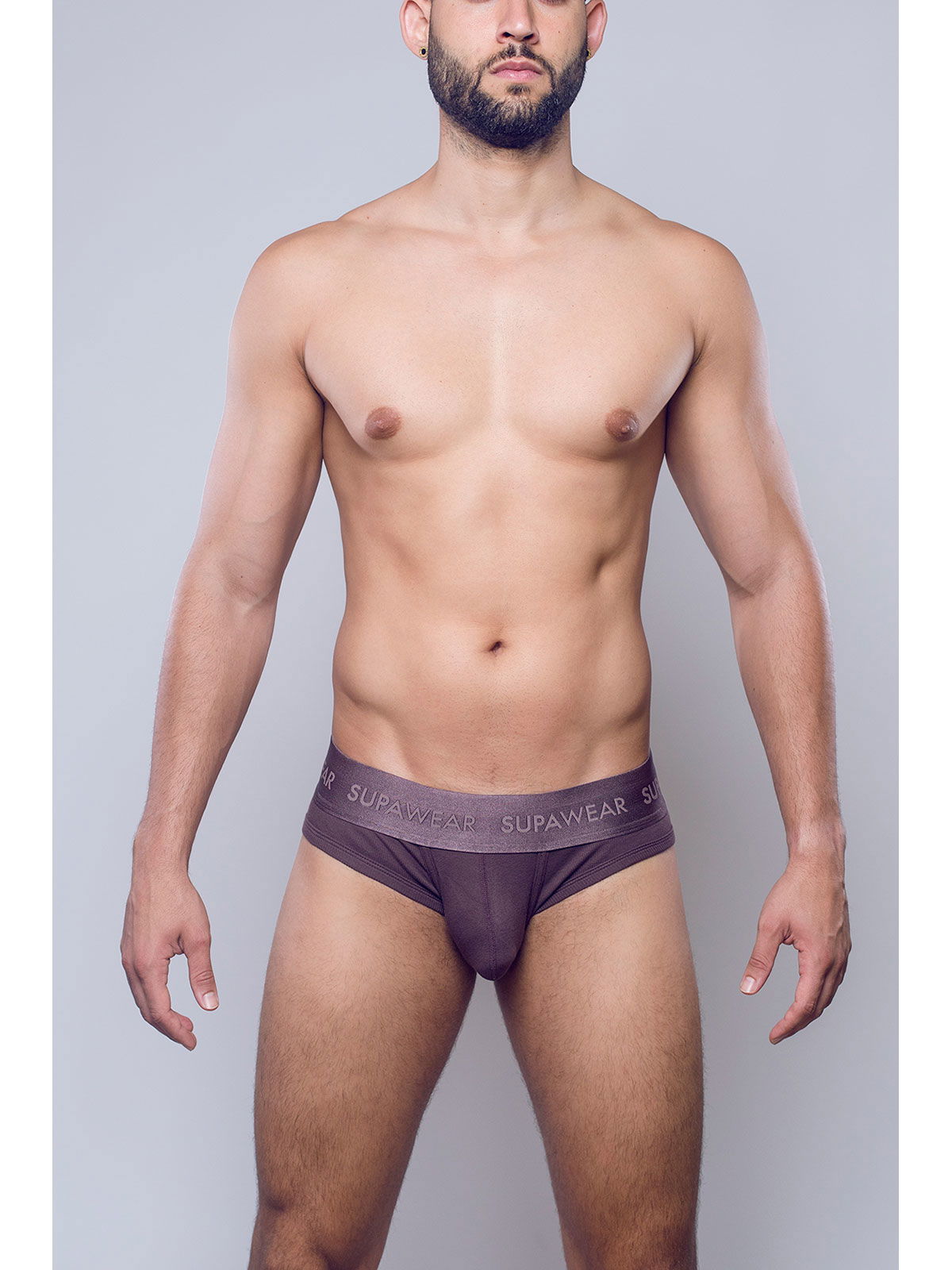 Brunos \ Supawear \ Supawear \ Brief Ribbed | Peppercorn