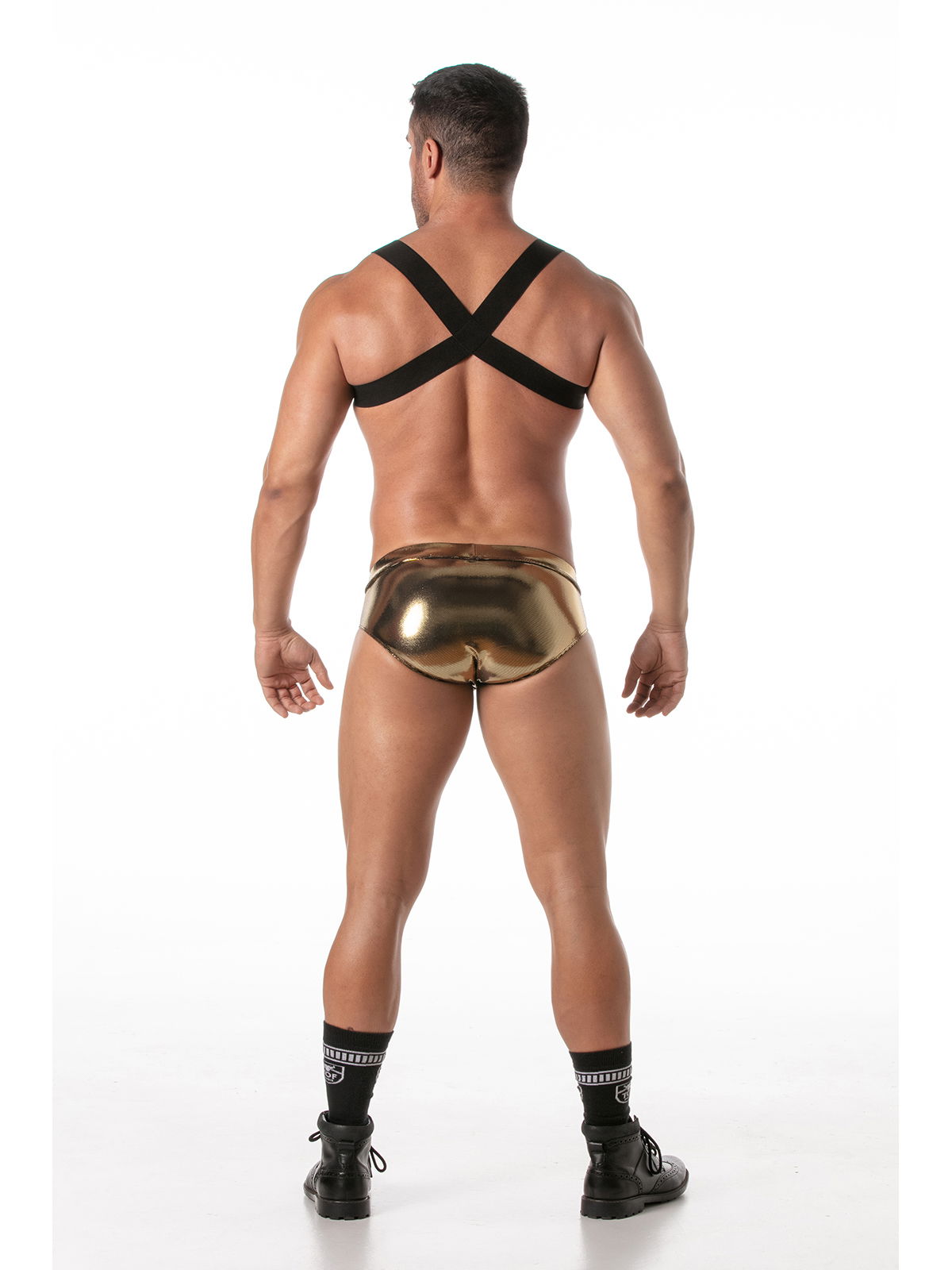 Brunos \  \ TOF Paris \ Fiesta zipped Pocket Harness | Gold