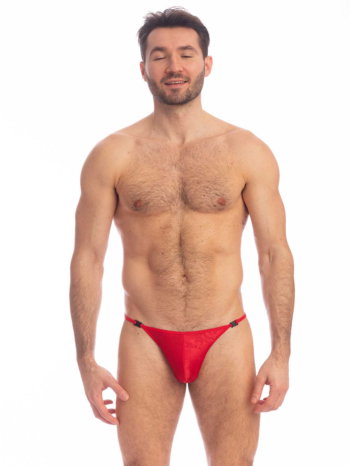 Brunos \ Strings | Tangas | Thongs \ L'homme Invisible \ Striptease Thong Barbados | Cherry