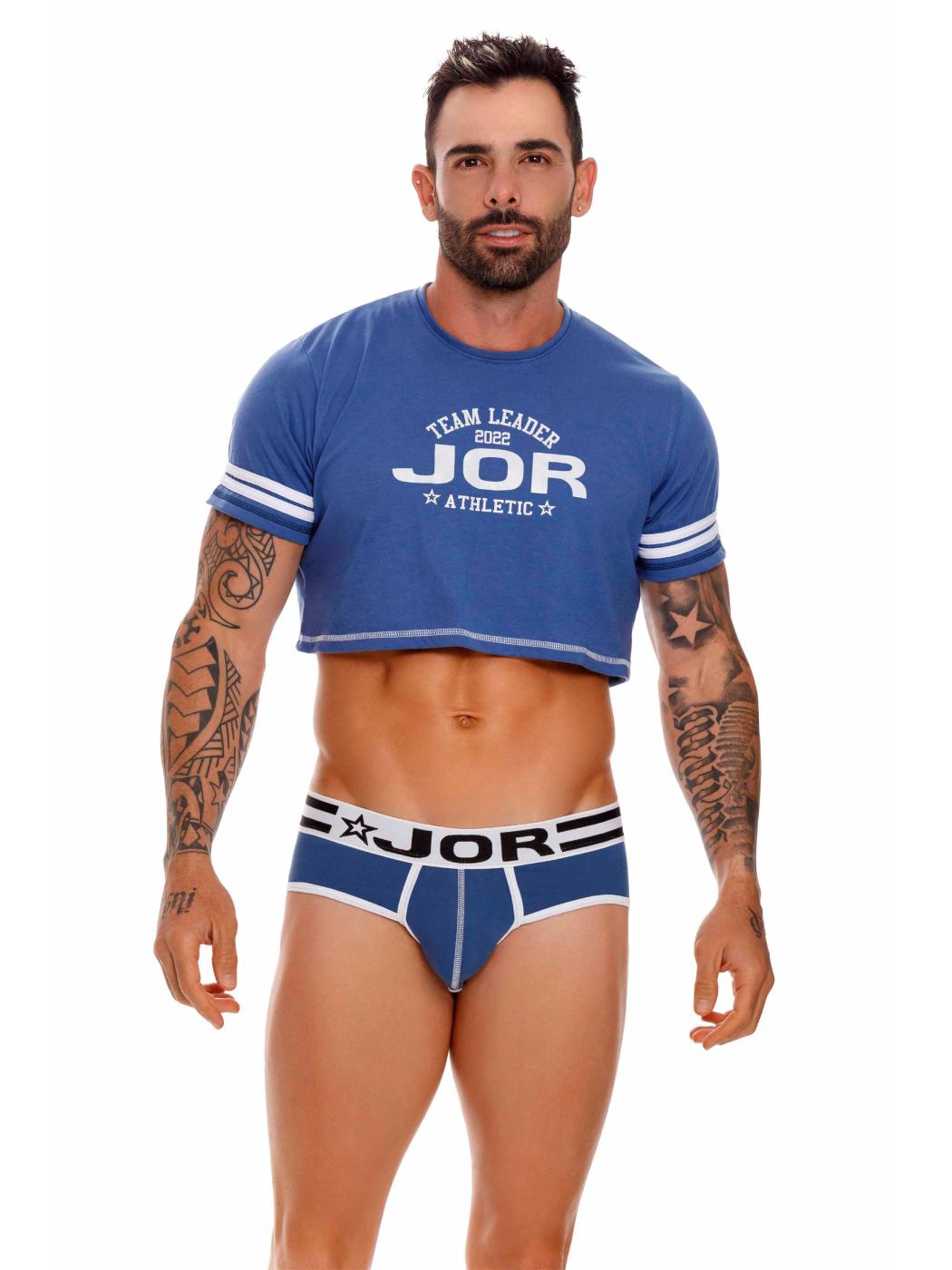 Brunos \ JOR \ JOR \ Crop Top Varsity | Blue