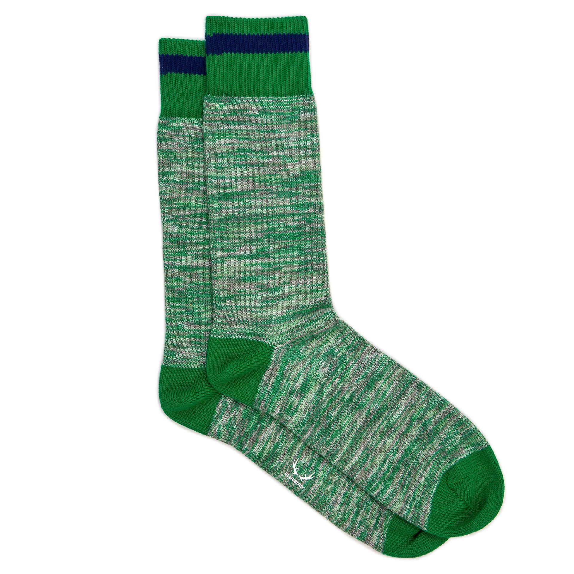 Brunos \  \  \ Nautical Socks | Green/Blue