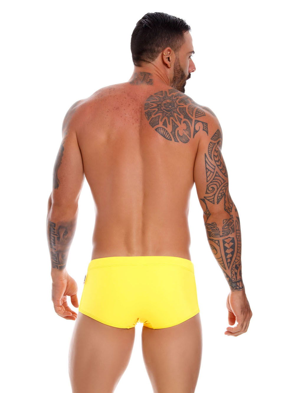 Brunos \  \ JOR \ Boxer Capri Swimwear | Yellow