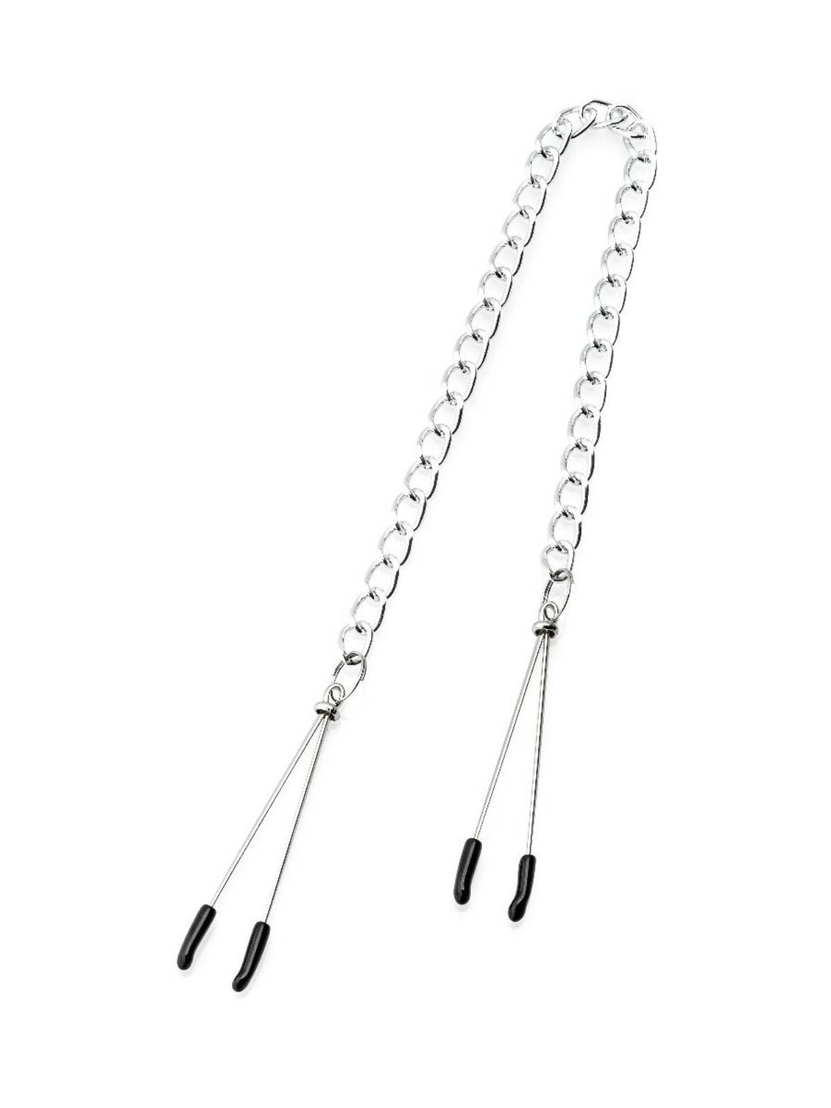 Tweezer Nipple Clamps with Chain | 44 cm