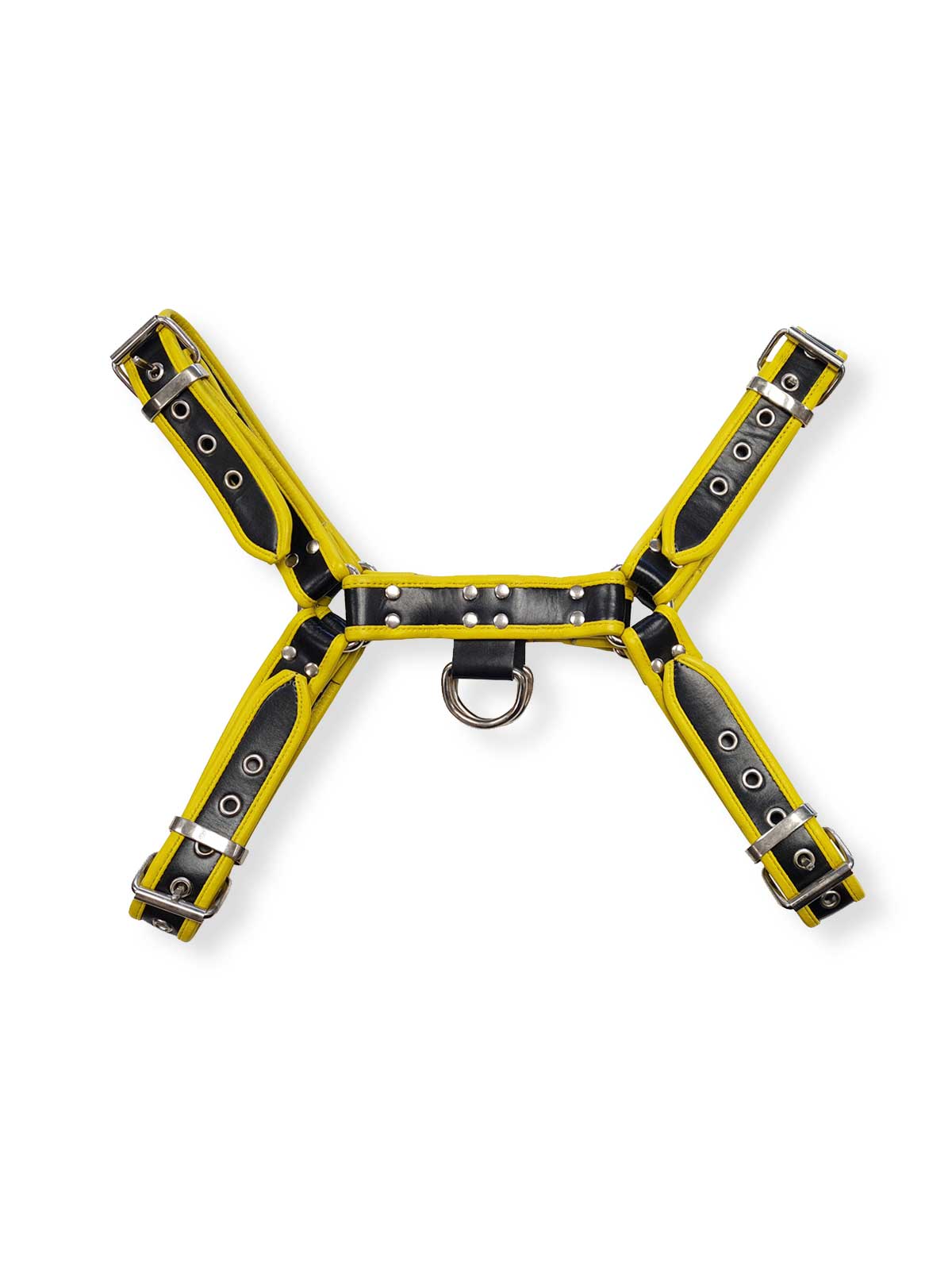 Brunos \ Rouge Garments \ Rouge Garments \ H-Front Harness | Black/Yellow