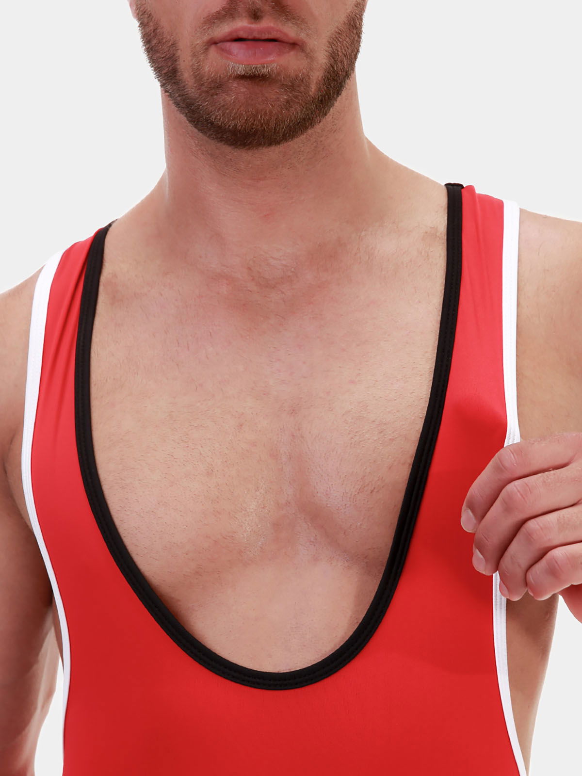 Brunos \ Barcode Berlin \ Barcode Berlin \ Singlet Allan | Red/Black/White