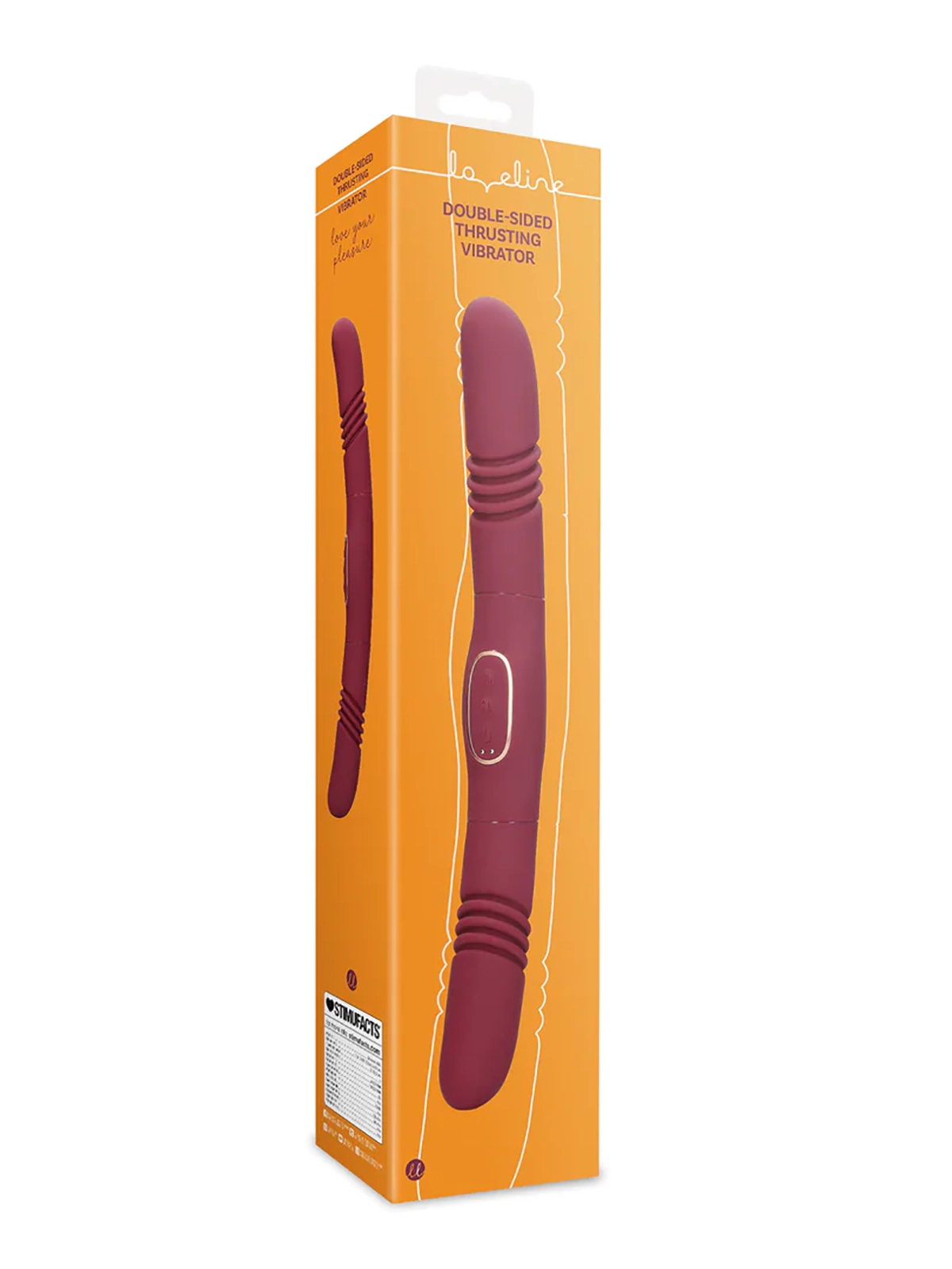 Brunos \ mit Vibration \ Loveline \ Double-Sided Thrusting Vibrator 