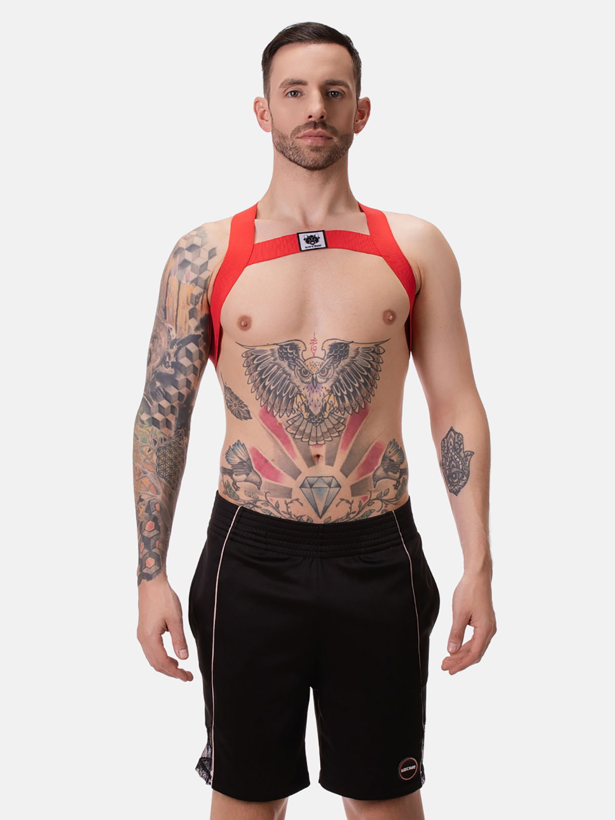 Brunos \ Neu \ Barcode Berlin \ Harness Leonsh | Red