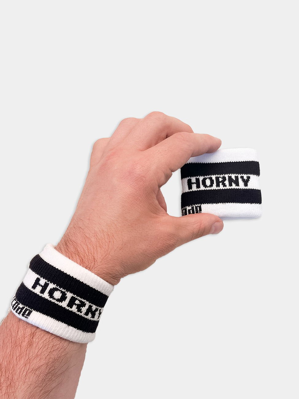 Brunos \ Barcode Berlin \ Barcode Berlin \ Identity Wrist Band Horny | White/Black