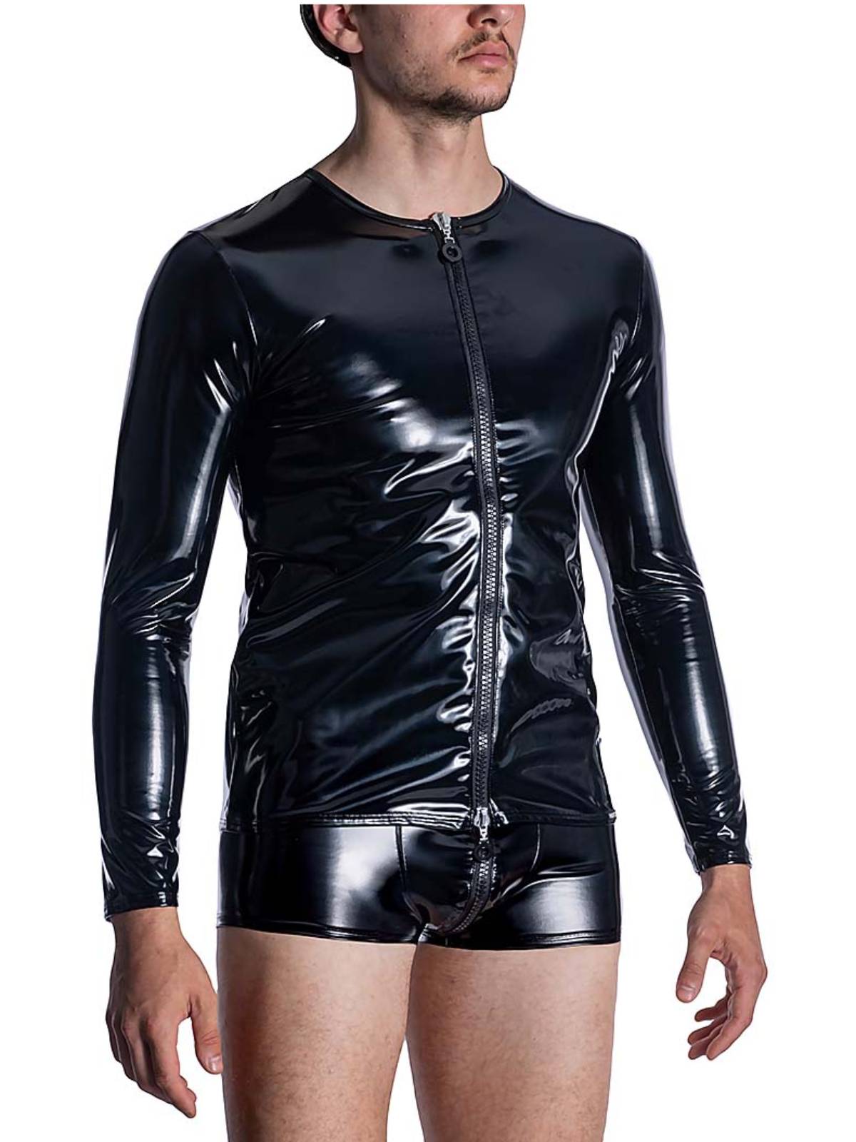 Brunos \ MANSTORE \ MANSTORE \ Manstore M965 Zipped Longsleeves | Black