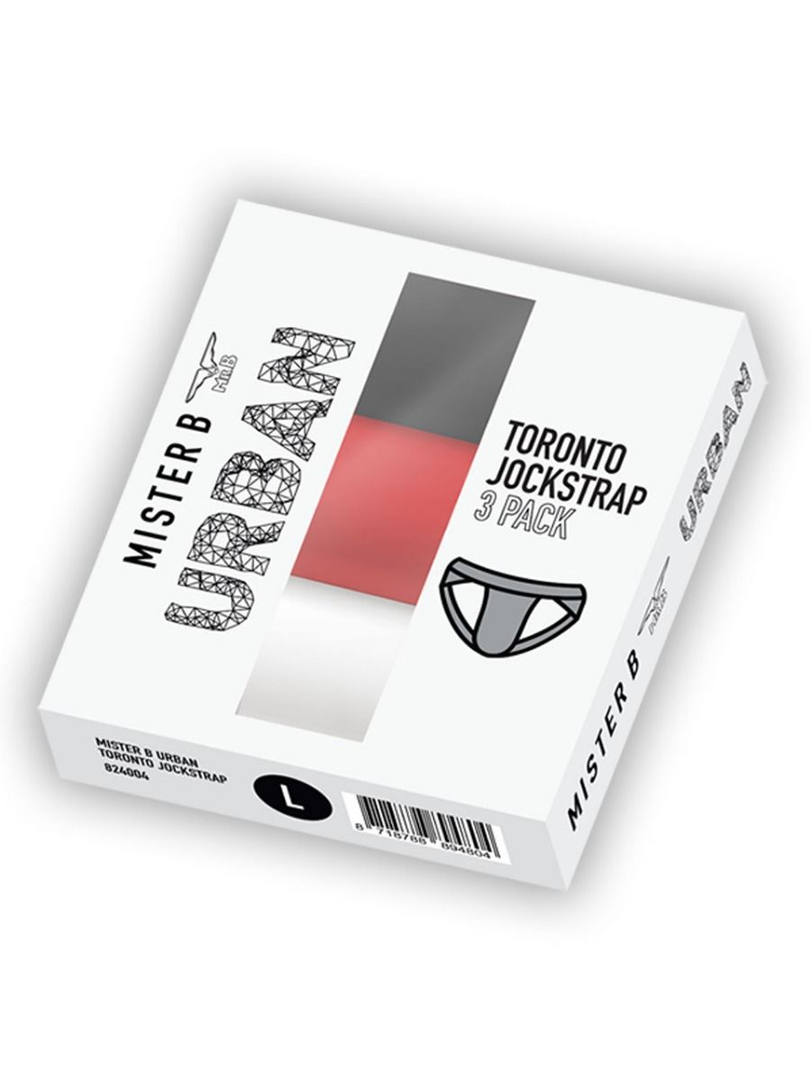 Brunos \  \ Mister B \ Urban Toronto Jockstrap 3-Pack